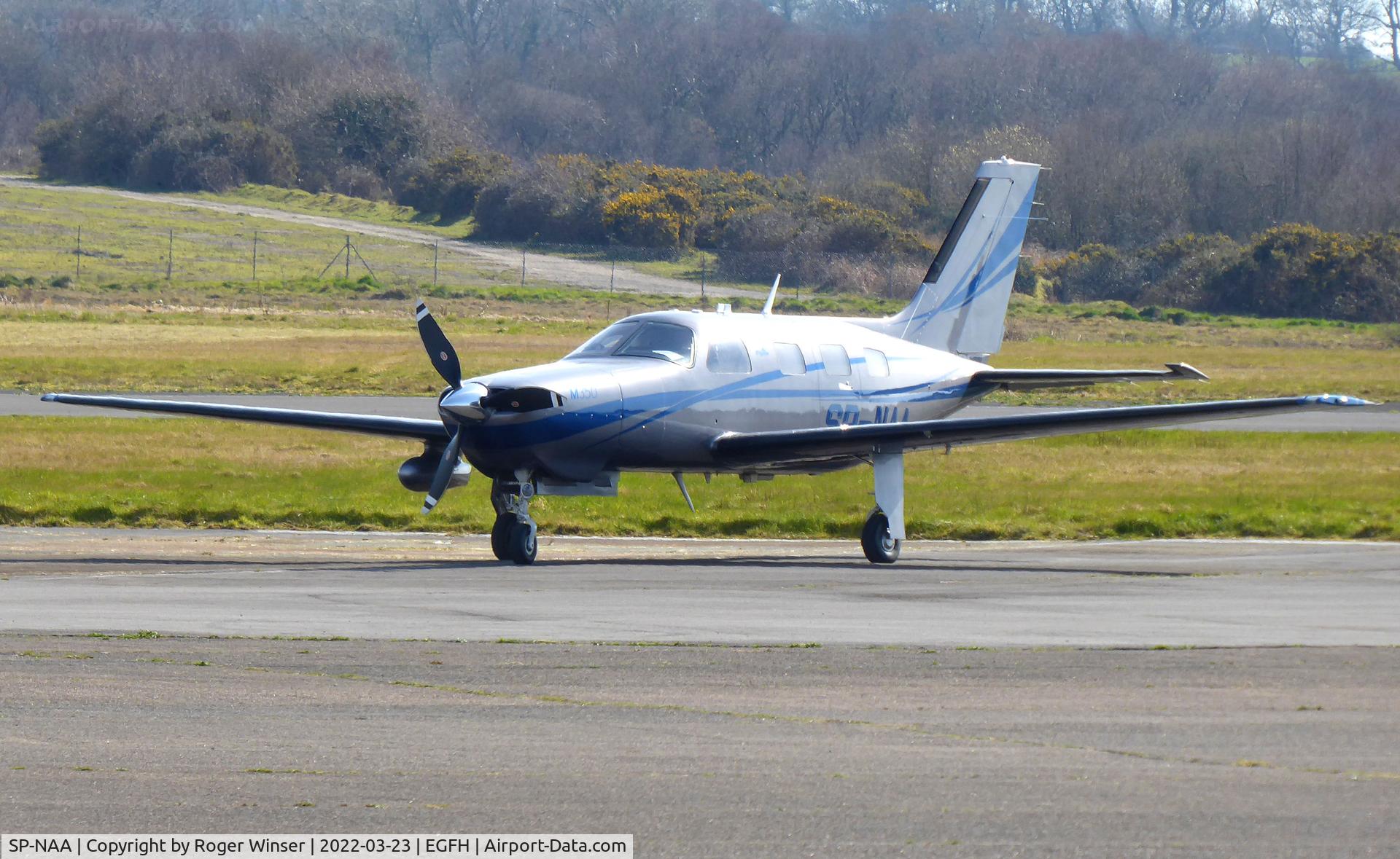 SP-NAA, 2020 Piper PA-46-350P M350 Malibu Mirage C/N 46-36772, Visiting Malibu Mirage.