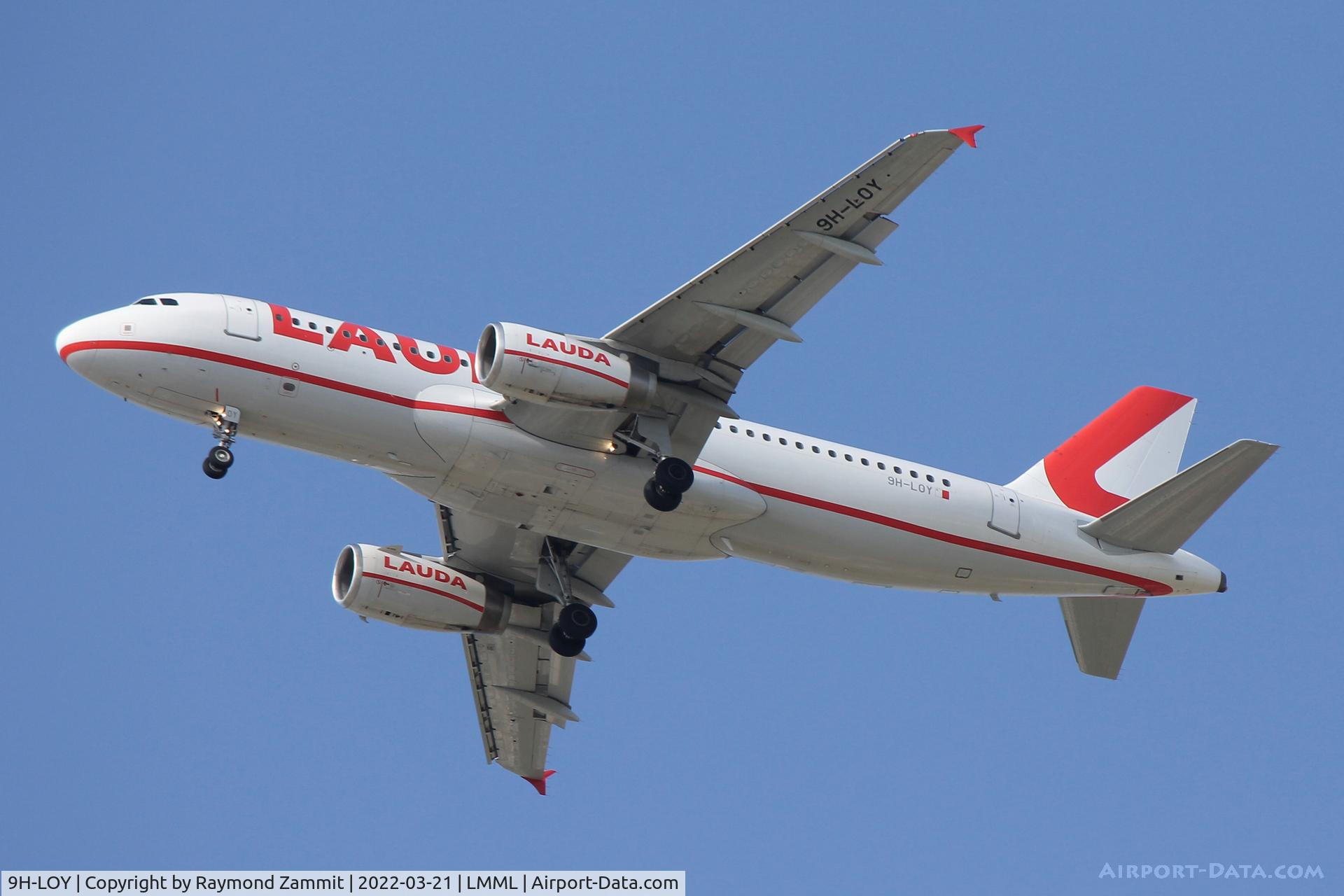 9H-LOY, 2003 Airbus A320-232 C/N 2161, A320 9H-LOY Lauda Europe