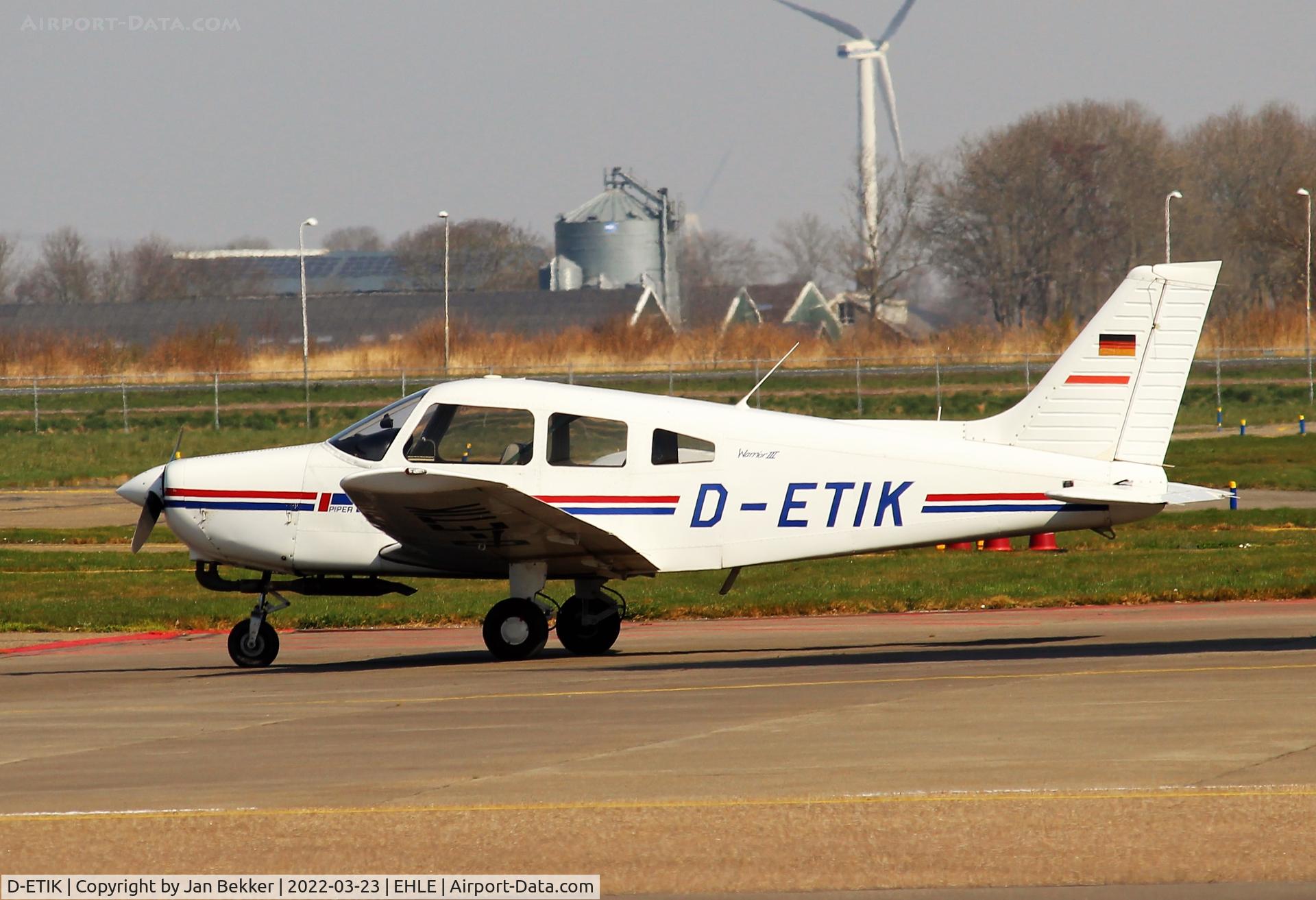 D-ETIK, 1995 Piper PA-28-161 Warrior C/N 28-16116, Lelystad Airport