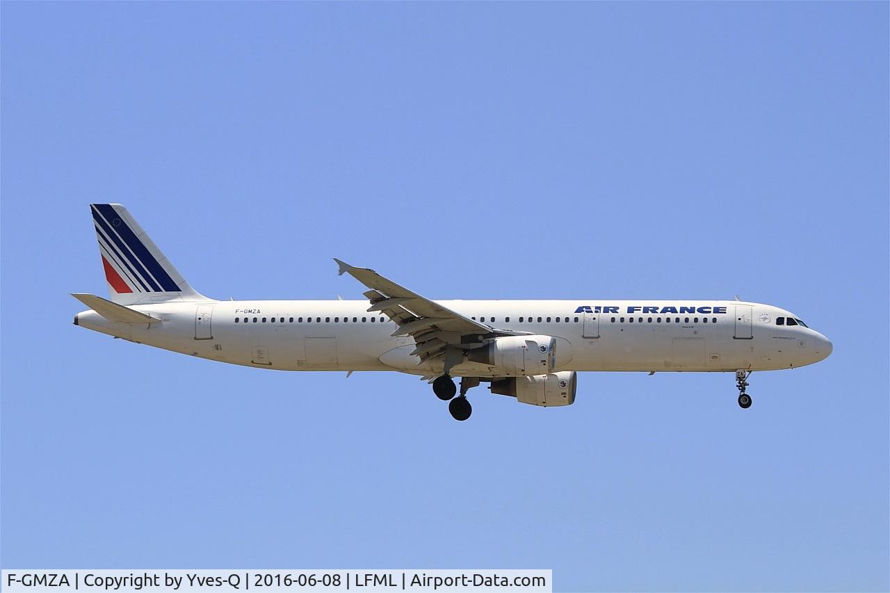 F-GMZA, 1994 Airbus A321-111 C/N 498, Airbus A321-111, On final Rwy 31R, Marseille-Provence Airport (LFML-MRS)