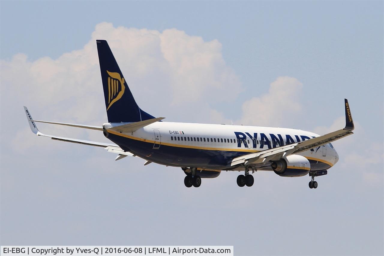 EI-EBG, 2009 Boeing 737-8AS C/N 37525, Boeing 737-8AS, On final Rwy 31R, Marseille-Provence Airport (LFML-MRS)