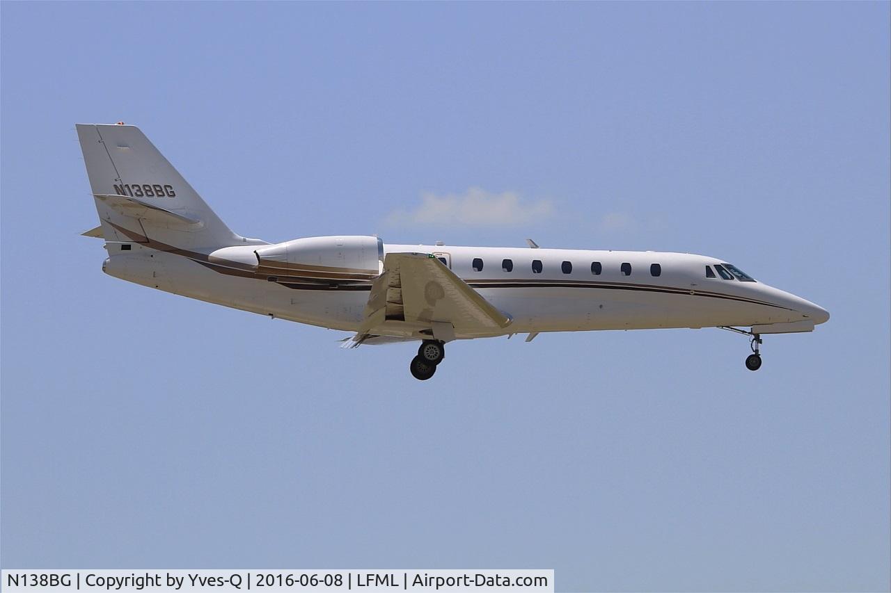 N138BG, 2007 Cessna 680 Citation Sovereign C/N 680-0135, Cessna 680, On final Rwy 31R, Marseille-Provence Airport (LFML-MRS)