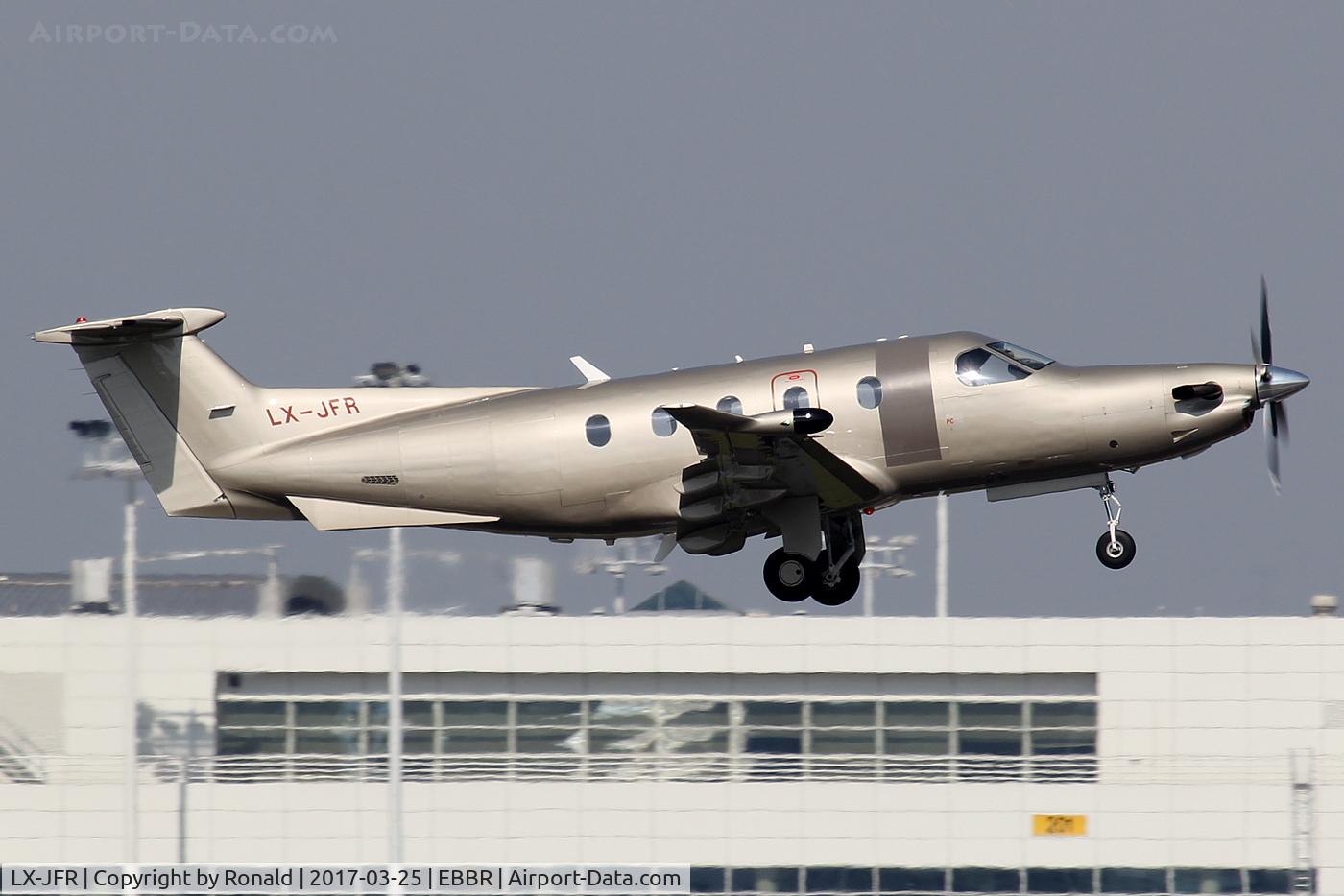 LX-JFR, 2010 Pilatus PC-12/47E C/N 1233, at bru