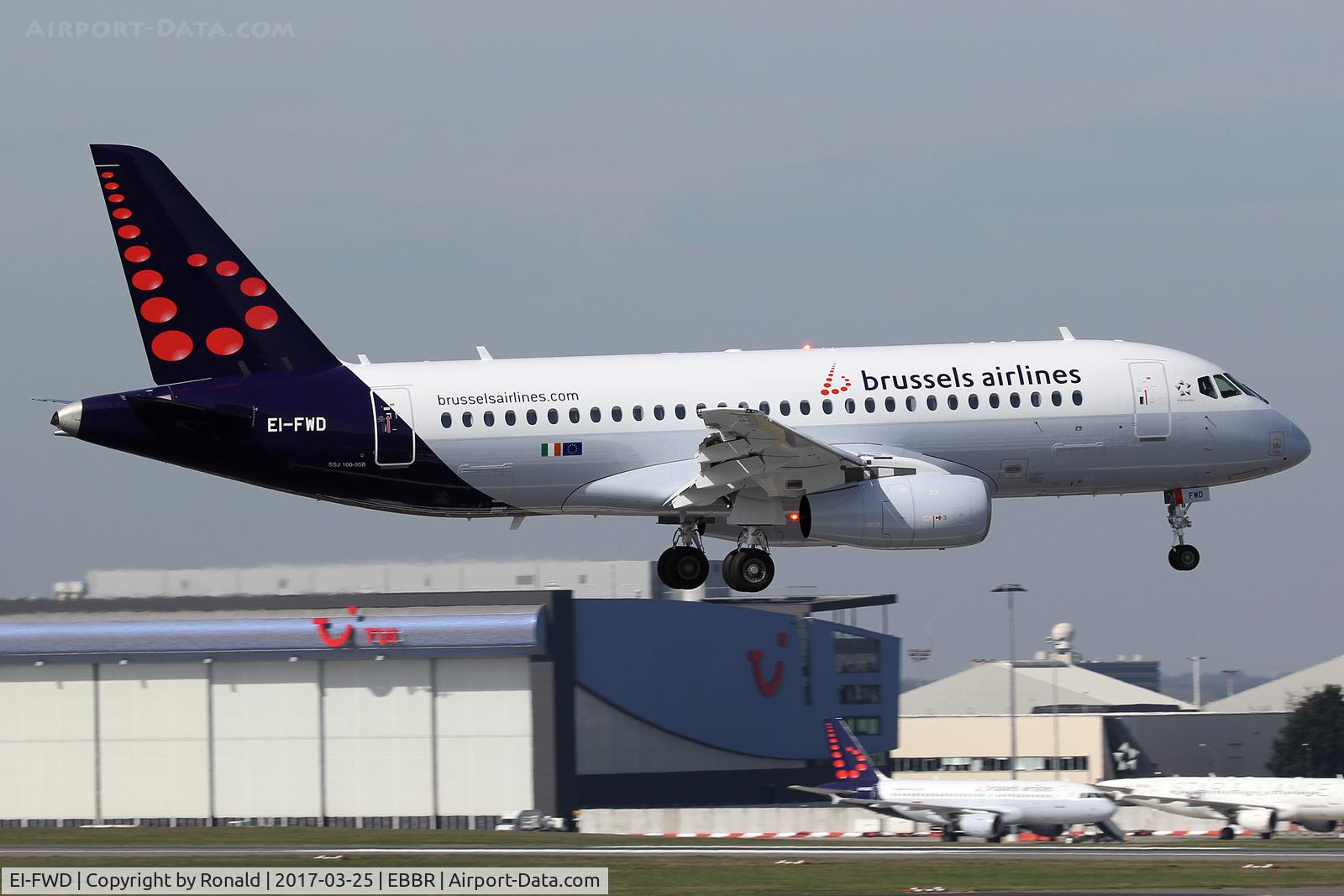 EI-FWD, 2016 Sukhoi Superjet 100 C/N 95105, at bru