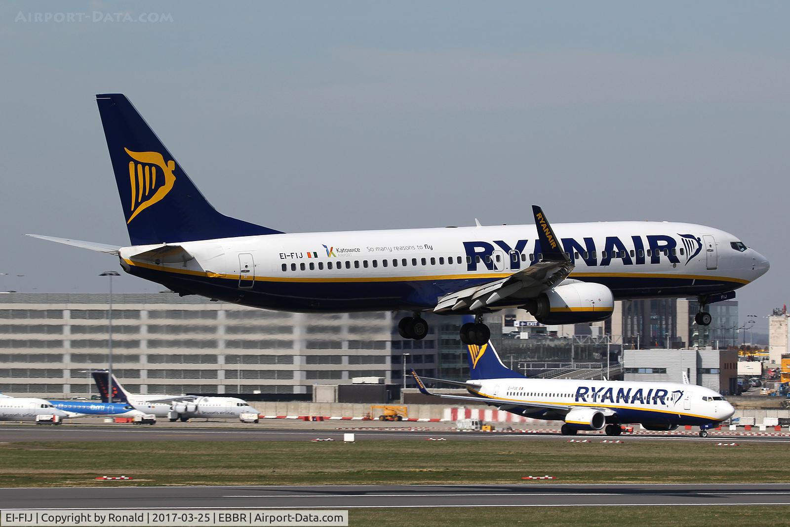EI-FIJ, 2015 Boeing 737-8AS C/N 44699, at bru