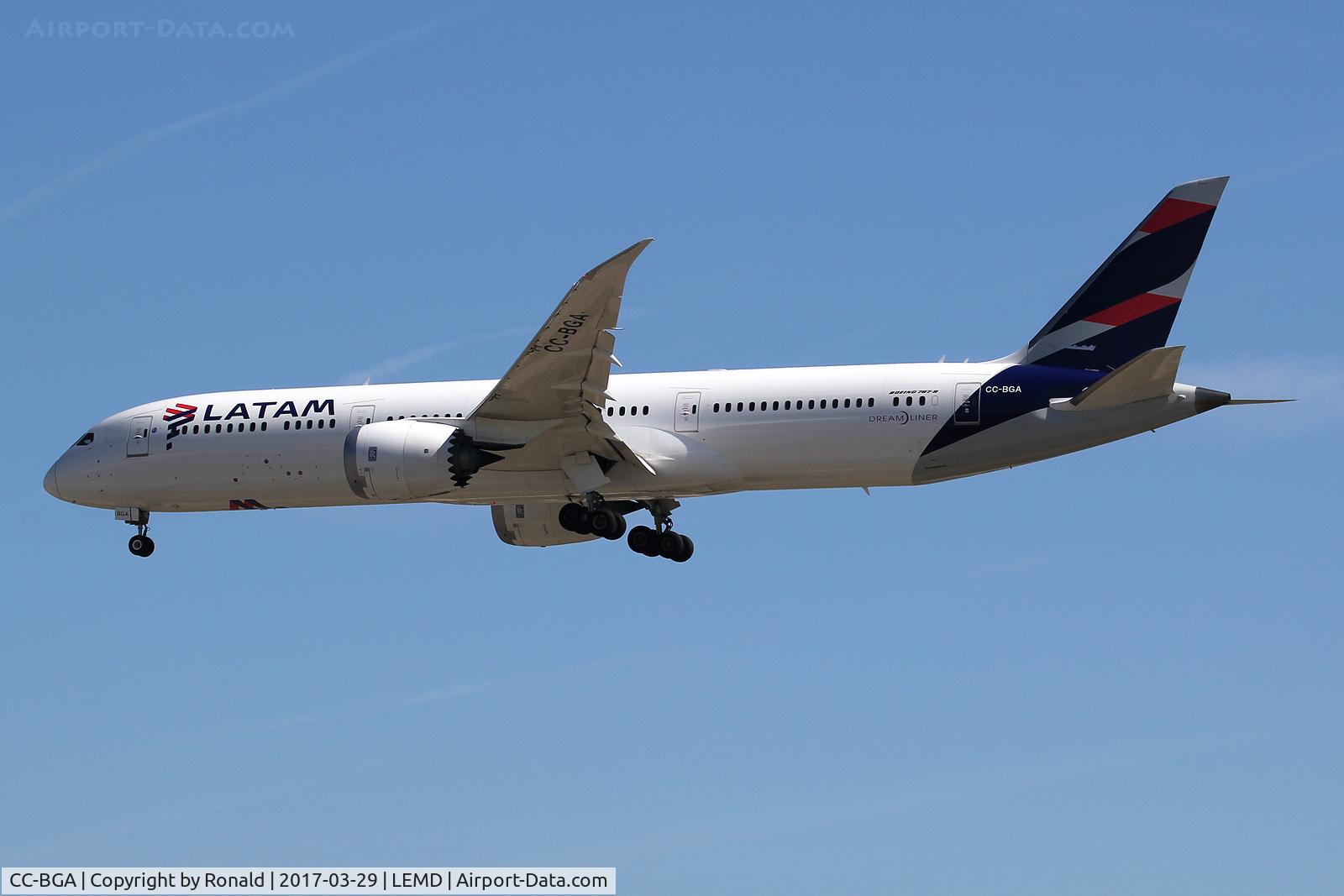 CC-BGA, 2014 Boeing 787-9 Dreamliner C/N 35317, at mad