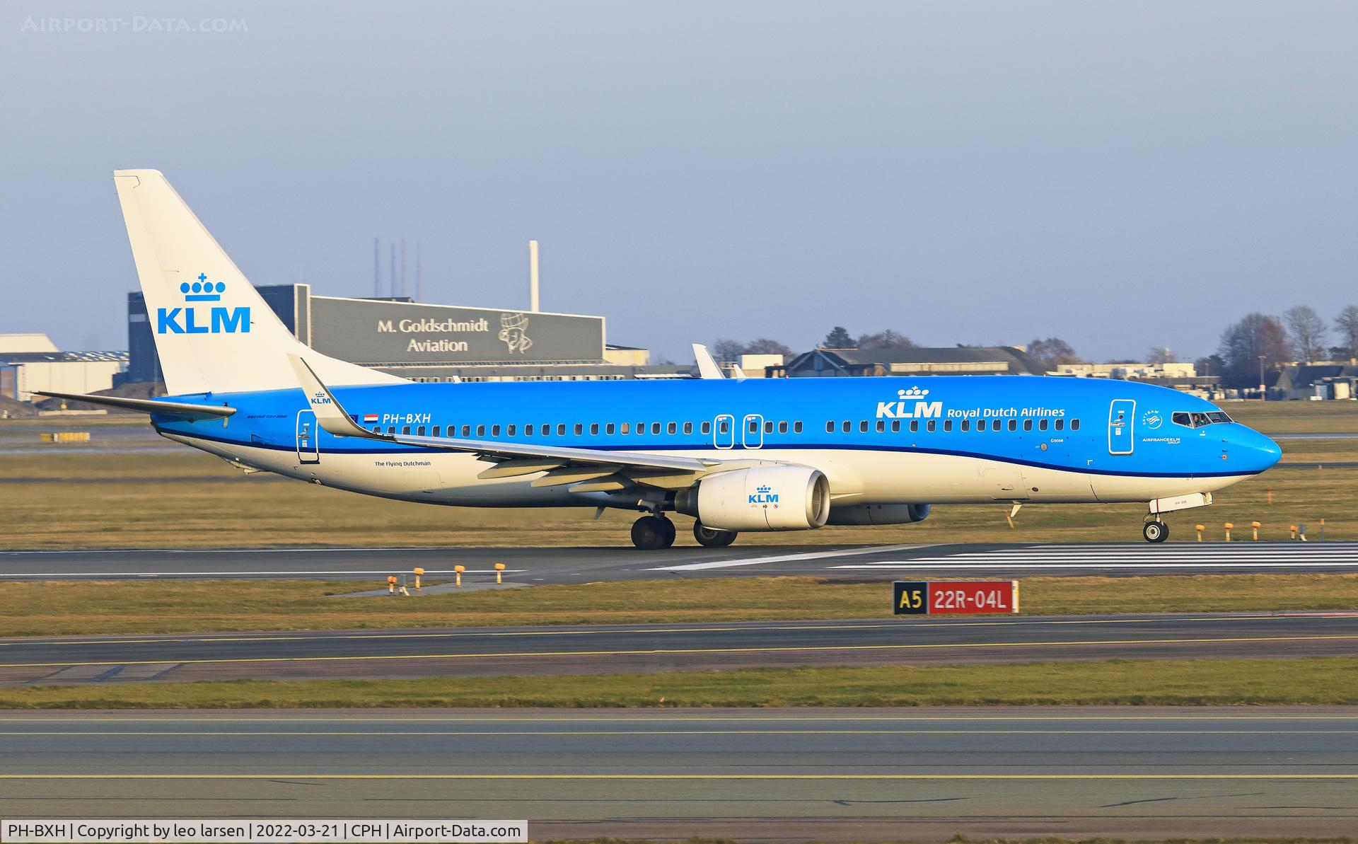 PH-BXH, 2000 Boeing 737-8K2 C/N 29597, Copenhagen 21.3.2022