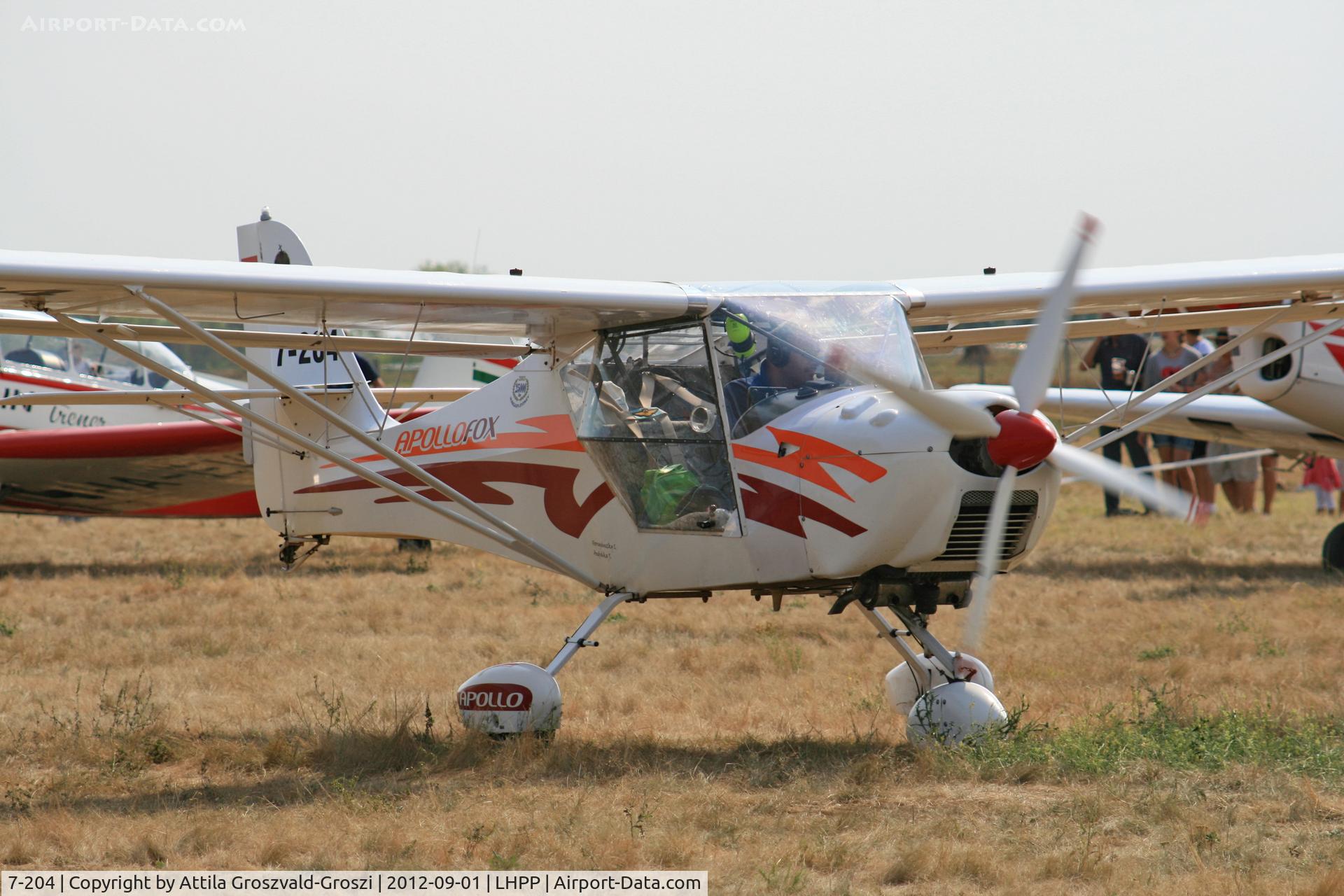 7-204, Apollo Fox C/N 060908, LHPP - Pécs-Pogány Airport, Hungary