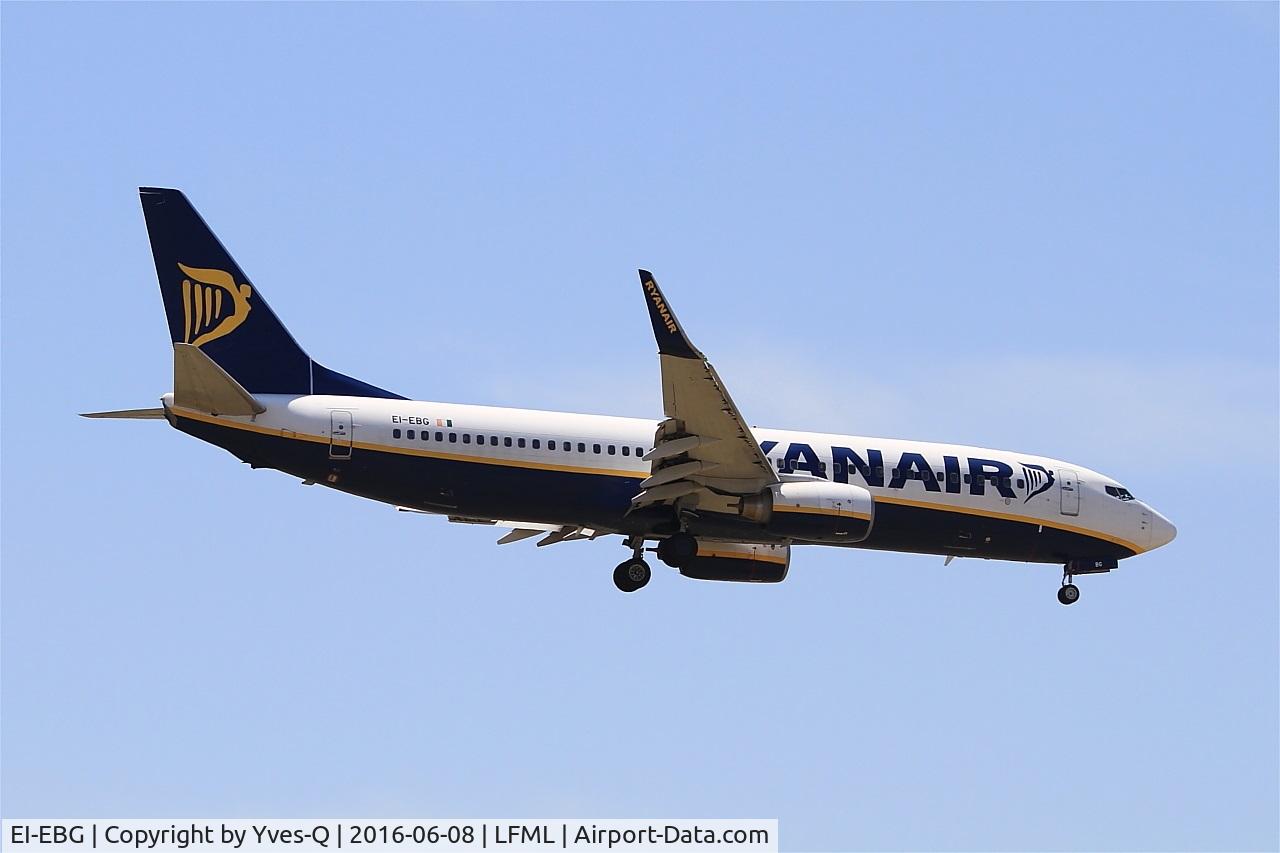 EI-EBG, 2009 Boeing 737-8AS C/N 37525, Boeing 737-8AS, On final Rwy 31R, Marseille-Provence Airport (LFML-MRS)