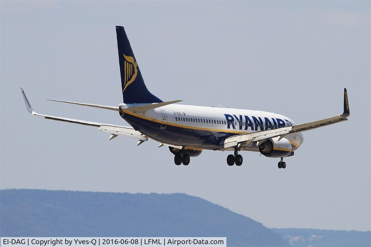 EI-DAG, 2002 Boeing 737-8AS C/N 29940, Boeing 737-8AS, On final Rwy 31R, Marseille-Provence Airport (LFML-MRS)