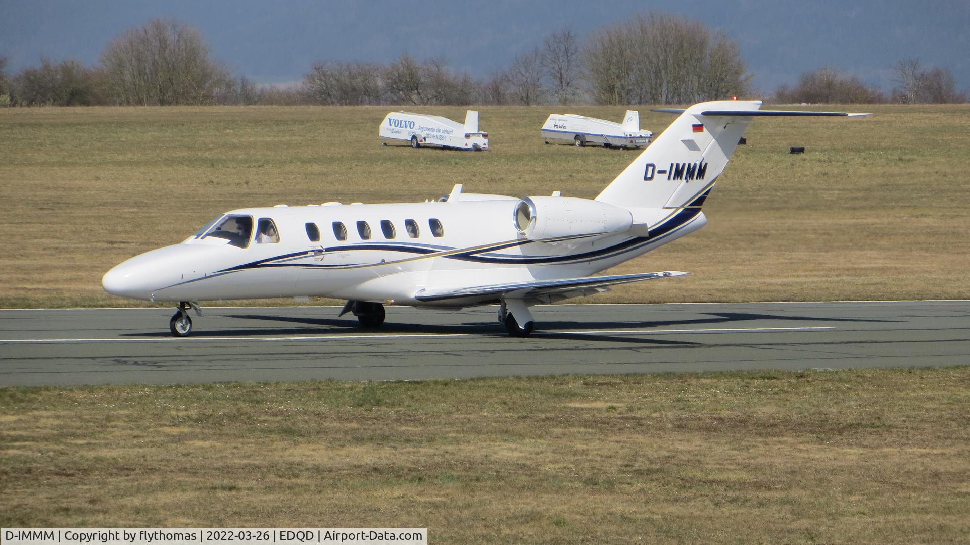 D-IMMM, 2008 Cessna 525A CitationJet CJ2+ C/N 525A-0400, D-IMMM Bayreuth airport