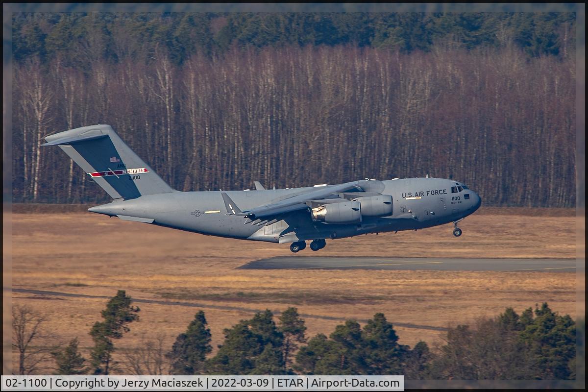 02-1100, 2002 Boeing C-17A Globemaster III C/N P-100, 2002 Boeing C-17A Globemaster III, c/n: P-100
