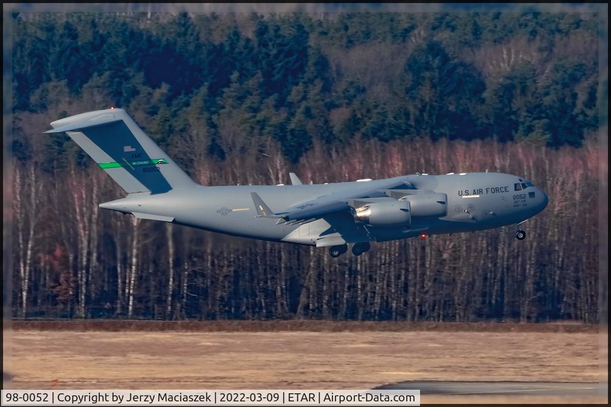 98-0052, 1998 Boeing C-17A Globemaster III C/N 50056/P-52, 98-0052 (The Spirit of McChord), 1998 Boeing C-17A Globemaster III, c/n:
