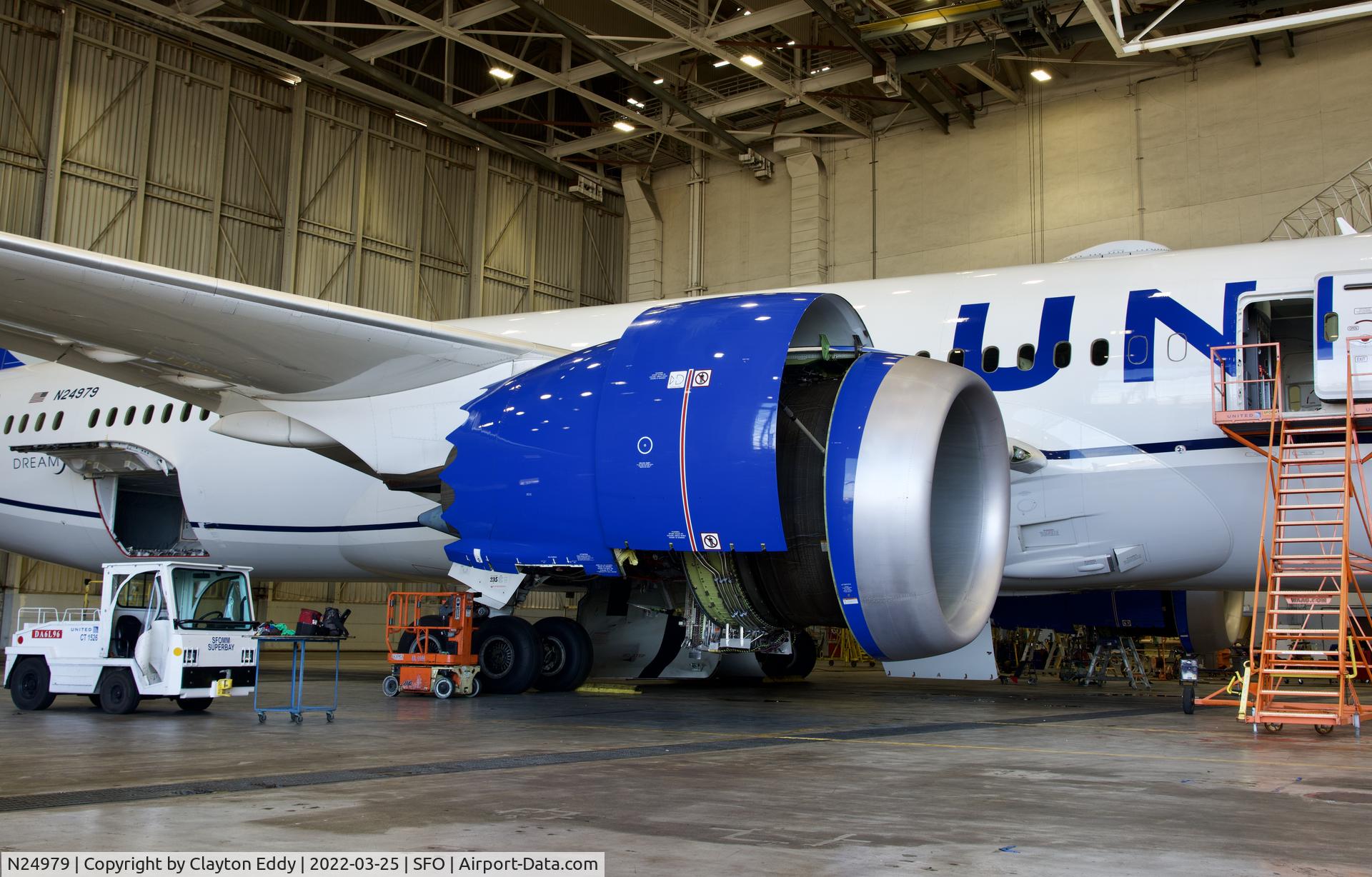 N24979, 2020 Boeing 787-9 Dreamliner C/N 55141, SFO 2022.