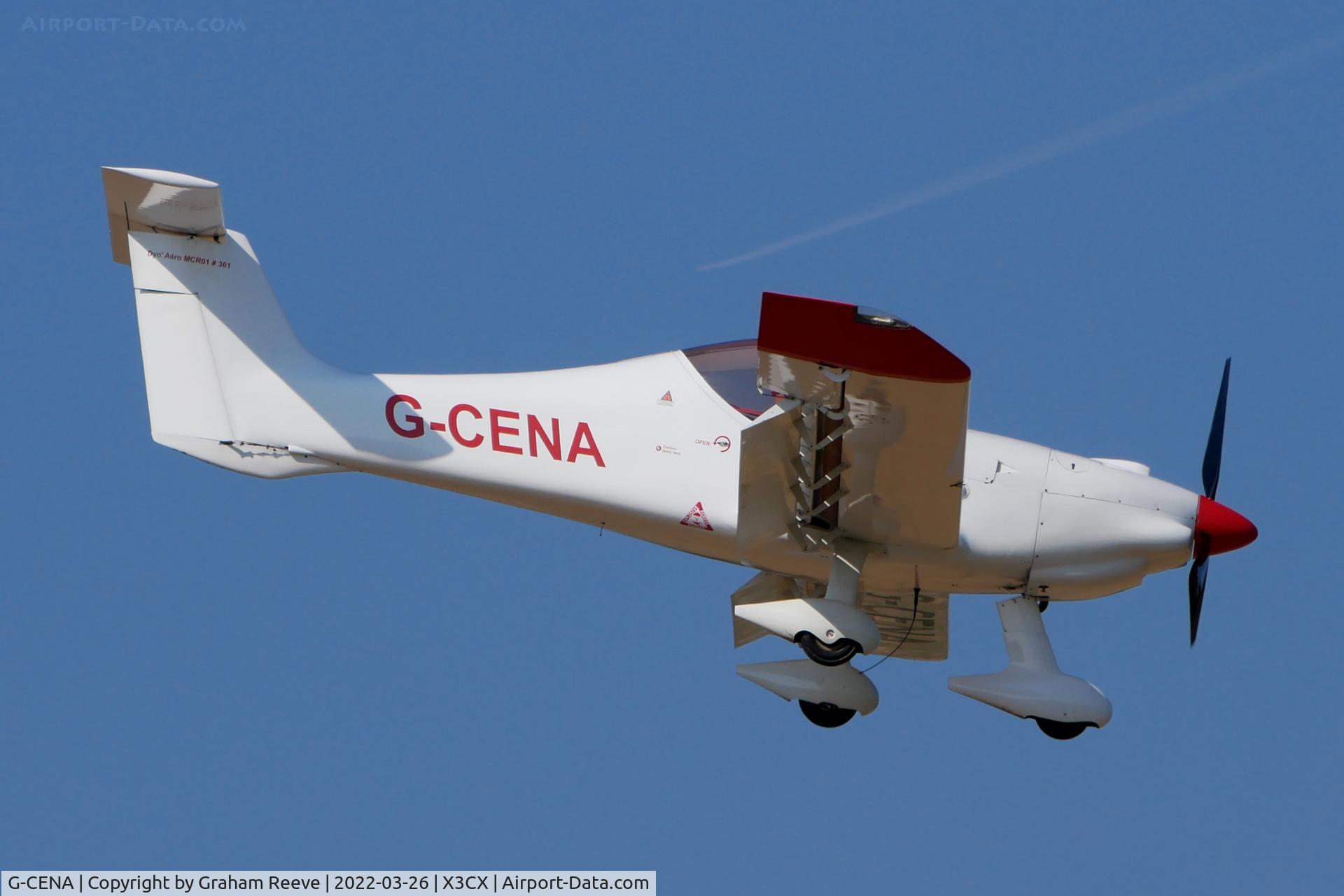 G-CENA, 2007 Dyn'Aero MCR-01 ULC Banbi C/N PFA 301B-14640, Landing at Northrepps.