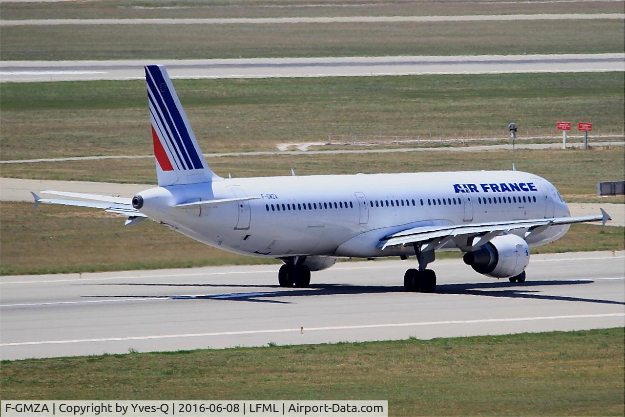 F-GMZA, 1994 Airbus A321-111 C/N 498, Airbus A321-111,Take off run Rwy 31R, Marseille-Provence Airport (LFML-MRS)