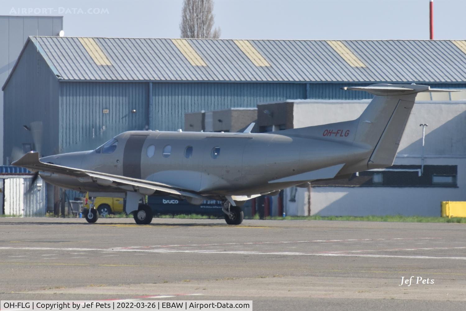 OH-FLG, 2019 Pilatus PC-12/47E C/N 1912, Visitor at Antwerp Airport.