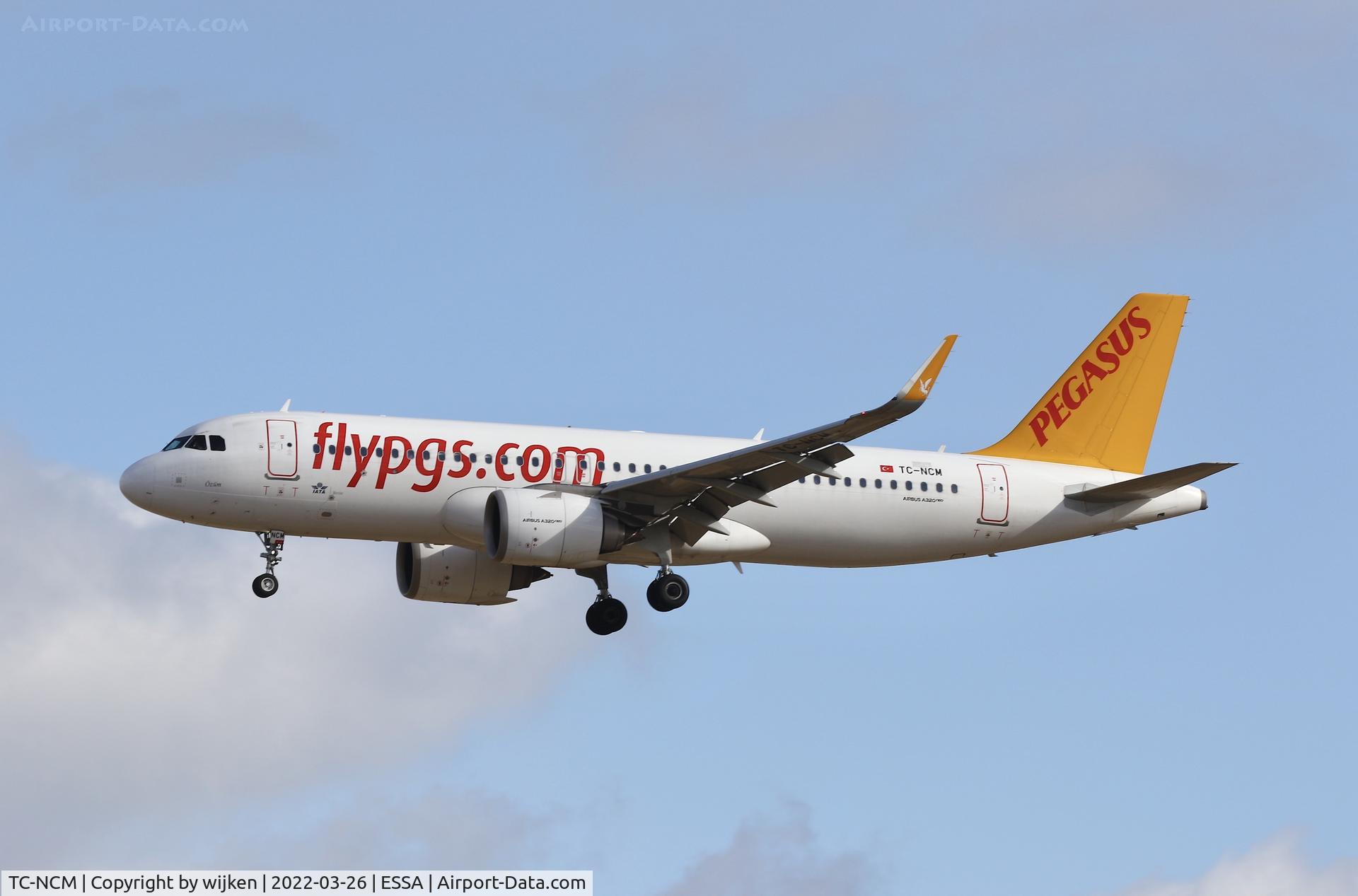 TC-NCM, 2020 Airbus A320-251N C/N 9488, RWY 01L