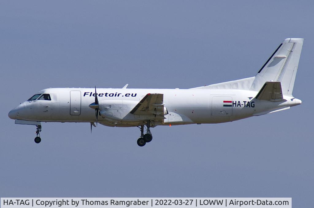 HA-TAG, 1986 Saab 340A C/N 340A-078, Fleet Air International Saab 340A(QC)