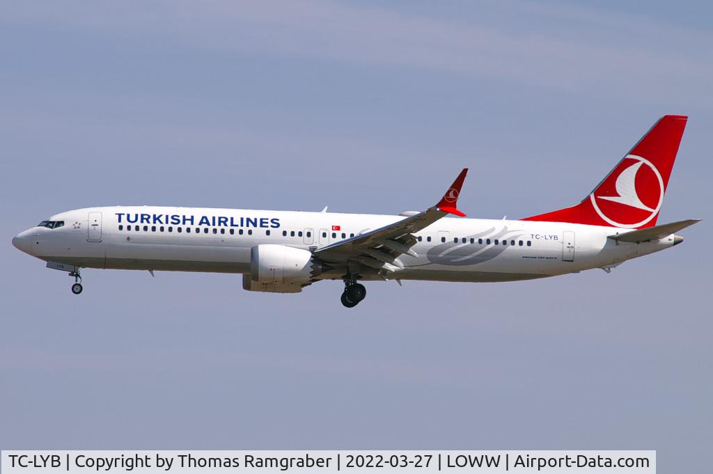 TC-LYB, 2019 Boeing 737-9 MAX C/N 60063, Turkish Airlines Boeing 737-9 MAX