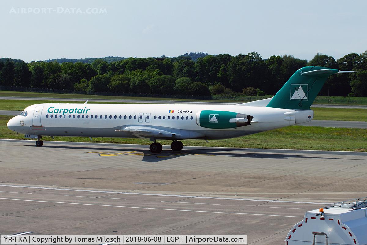 YR-FKA, 1991 Fokker 100 (F-28-0100) C/N 11340, 