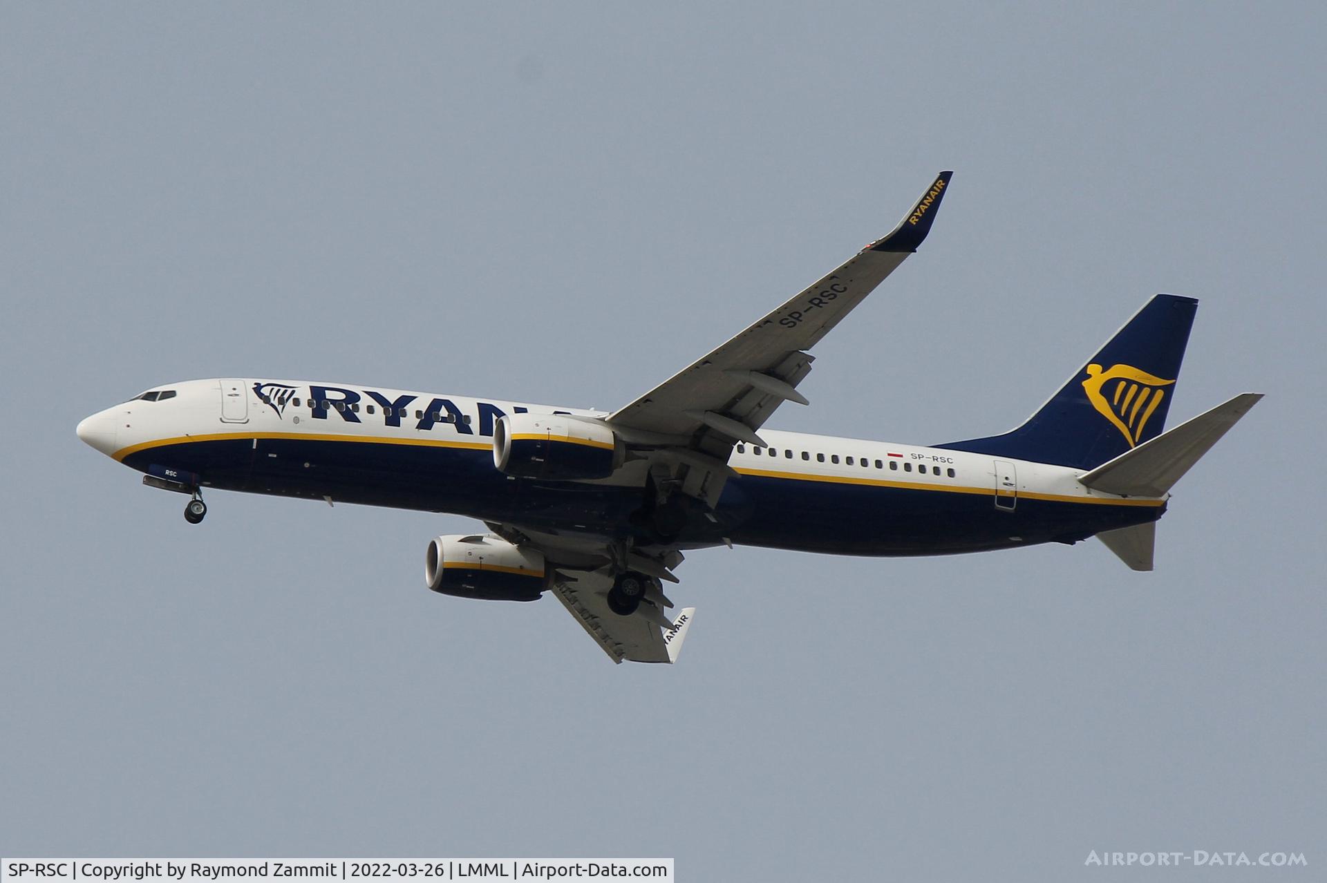 SP-RSC, 2018 Boeing 737-8AS(WL) C/N 44843, B737-800 SP-RSC  Ryanair Sun