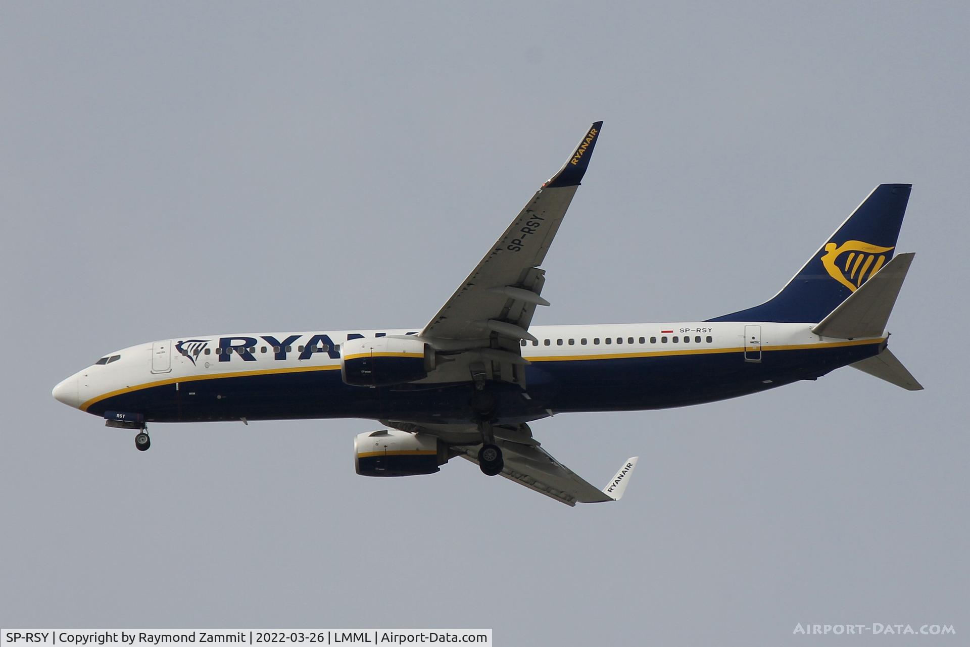 SP-RSY, 2017 Boeing 737-800 C/N 44780, B737-800 SP-RSY Ryanair Sun
