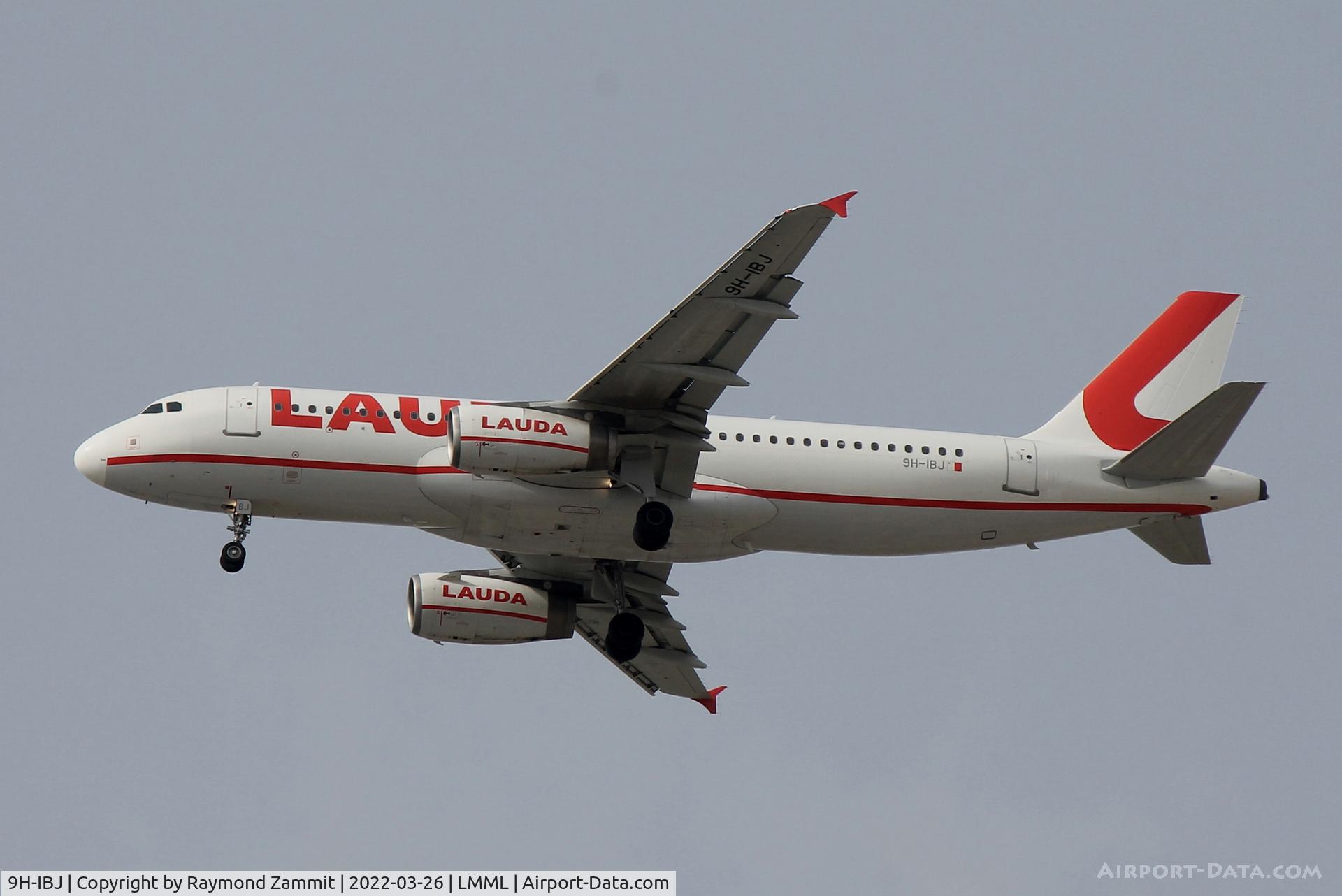 9H-IBJ, 2007 Airbus A320-232 C/N 3259, A320 9H-IBJ Lauda Europe