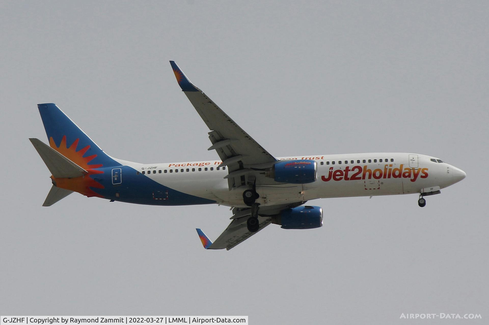 G-JZHF, 1999 Boeing 737-8K2 C/N 28378, B737-800 G-JZHF Jet2Com