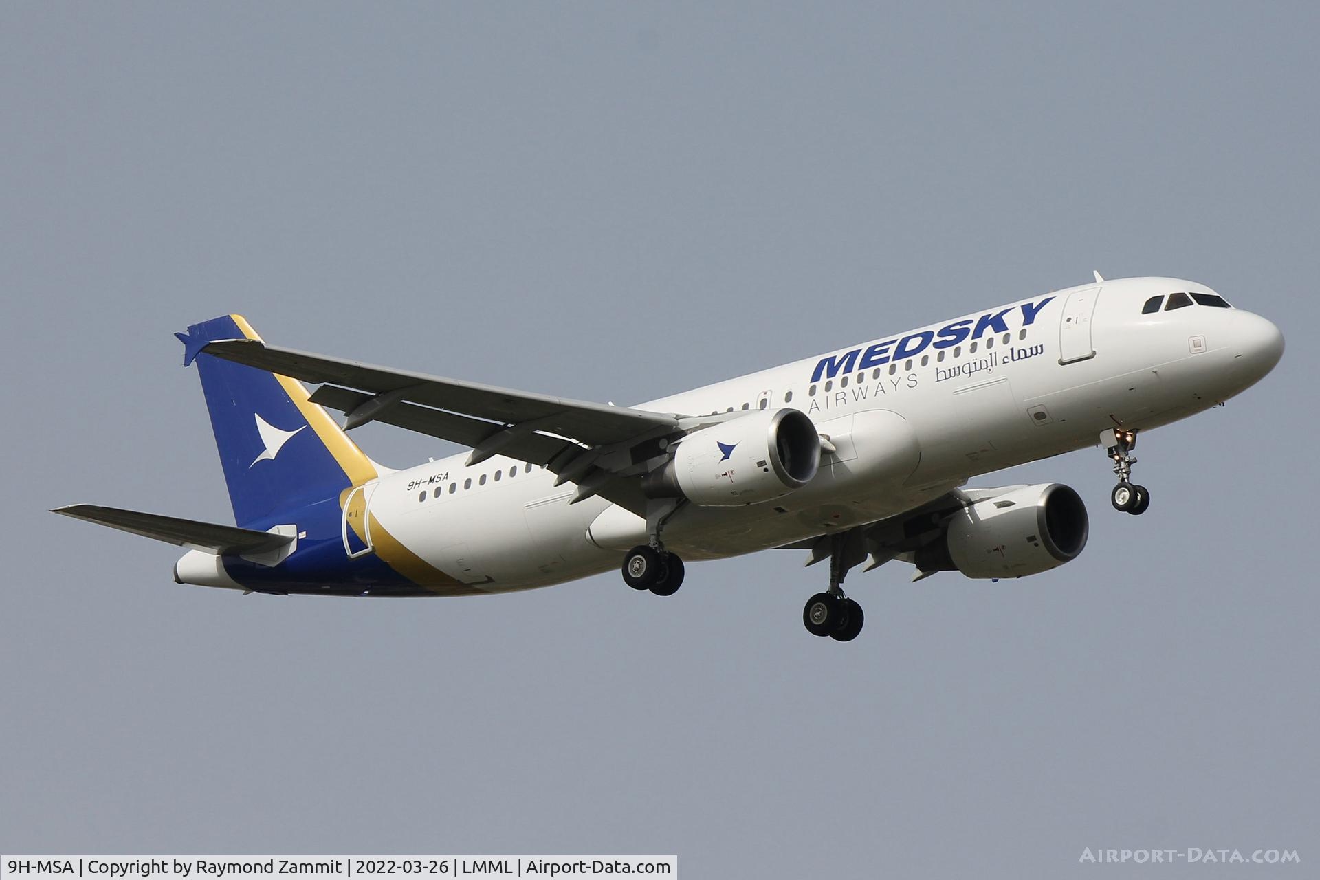 9H-MSA, 2010 Airbus A320-214 C/N 4349, A320 9H-MSA Medsky Airways