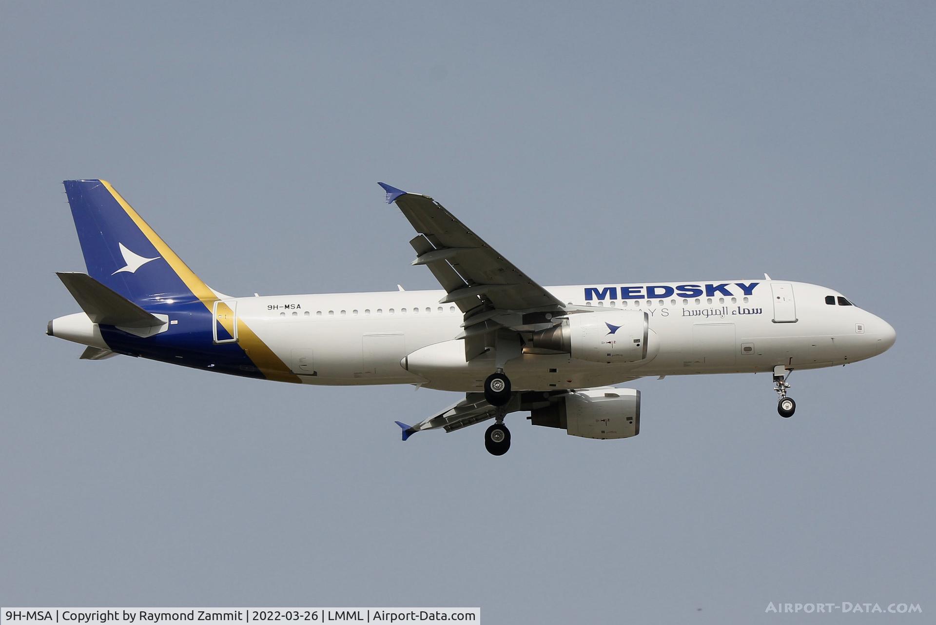 9H-MSA, 2010 Airbus A320-214 C/N 4349, A320 9H-MSA Medsky Airways