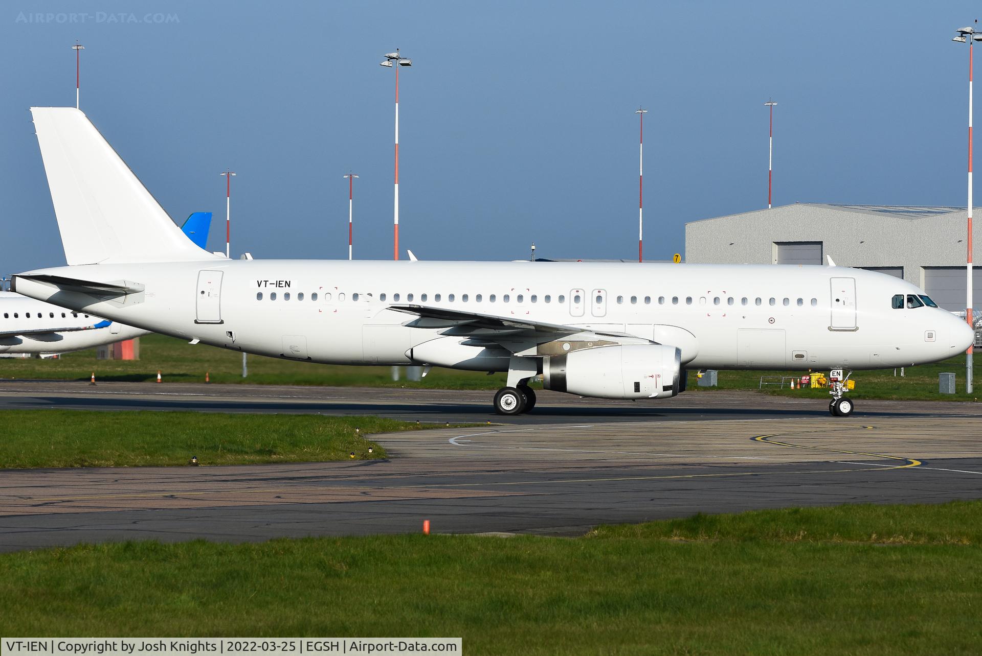 VT-IEN, 2011 Airbus A320-232 C/N 4954, Arriving For Respray.