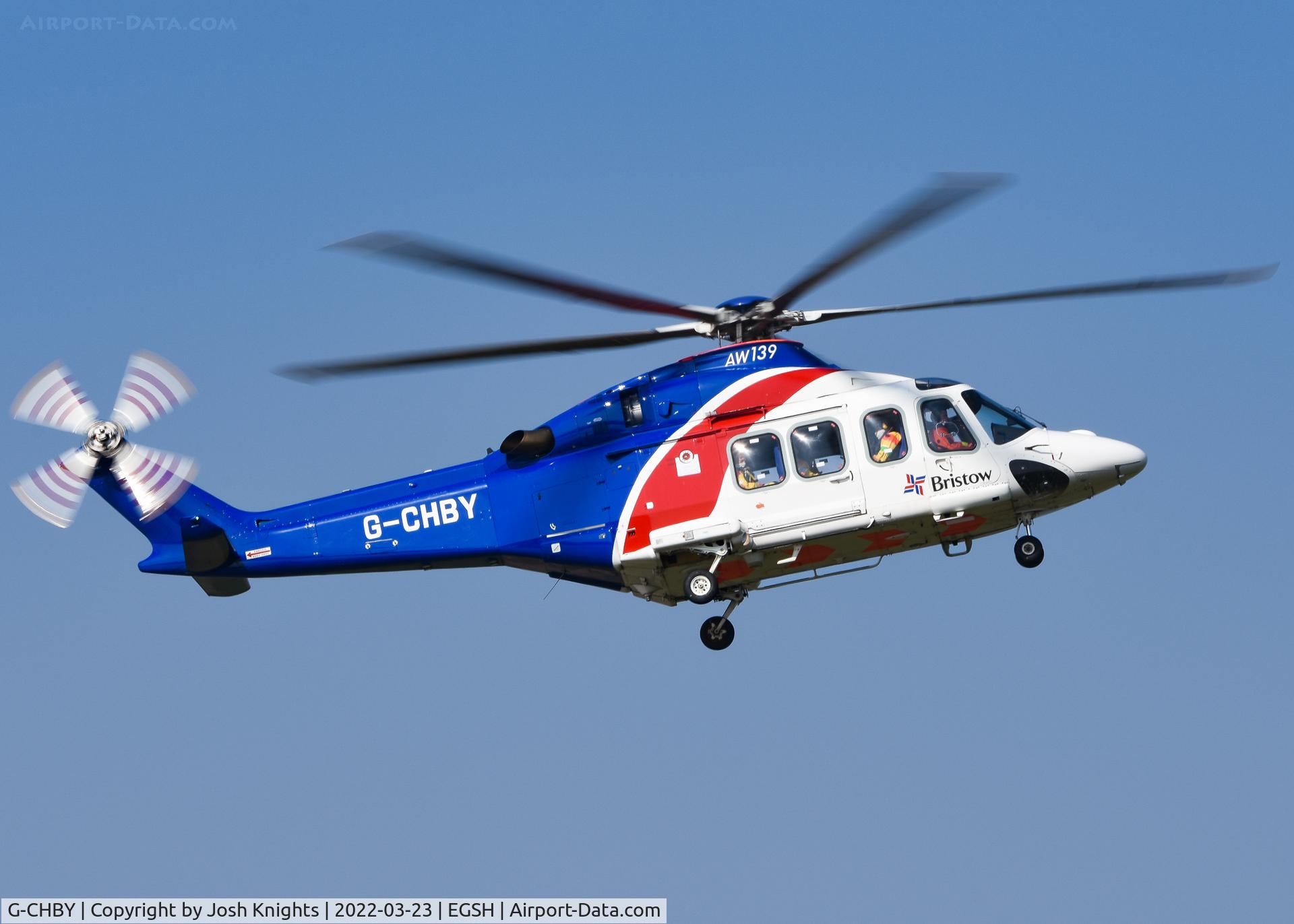 G-CHBY, 2010 AgustaWestland AW-139 C/N 31310, Arriving Back To Base.