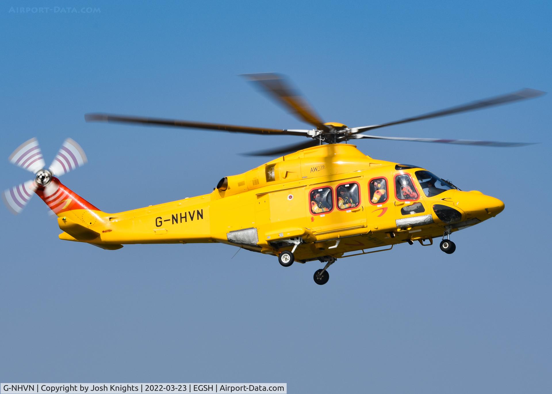 G-NHVN, 2015 AgustaWestland AW-139 C/N 31700, Arriving Back To Base.