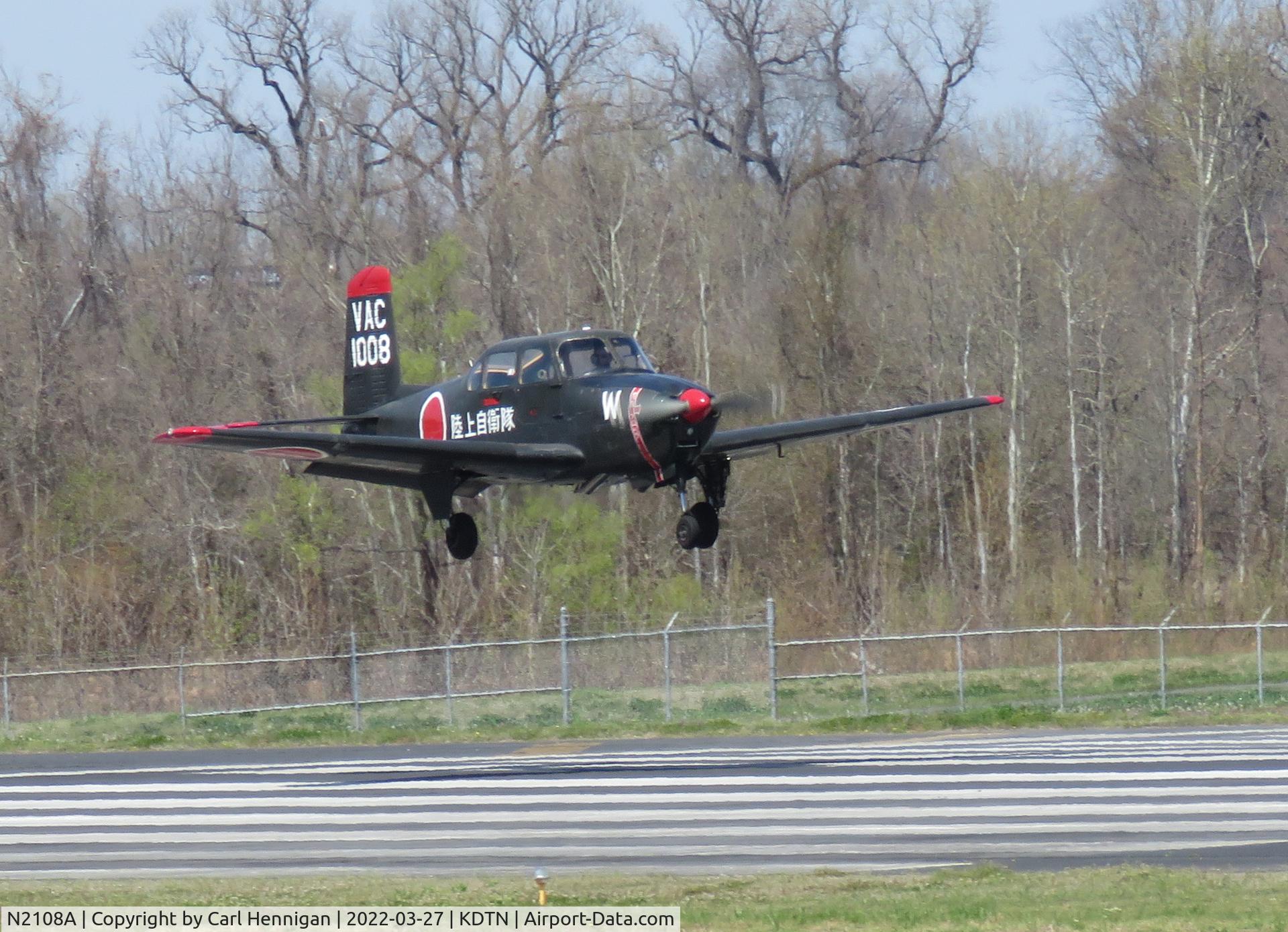 N2108A, 1979 Piper PA-32RT-300T Turbo Lance II C/N 32R-7987003, Landing runway 14