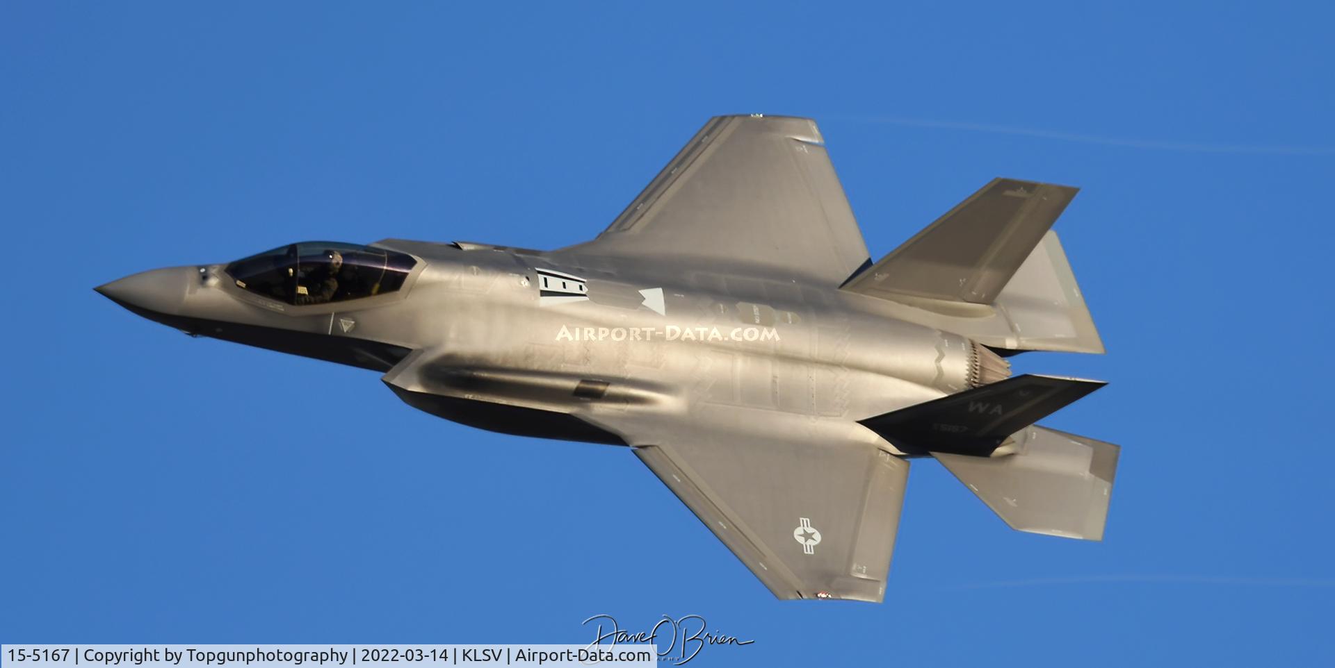 15-5167, 2016 Lockheed Martin F-35A Lightning II C/N AF-142, SCAT43 on the flex