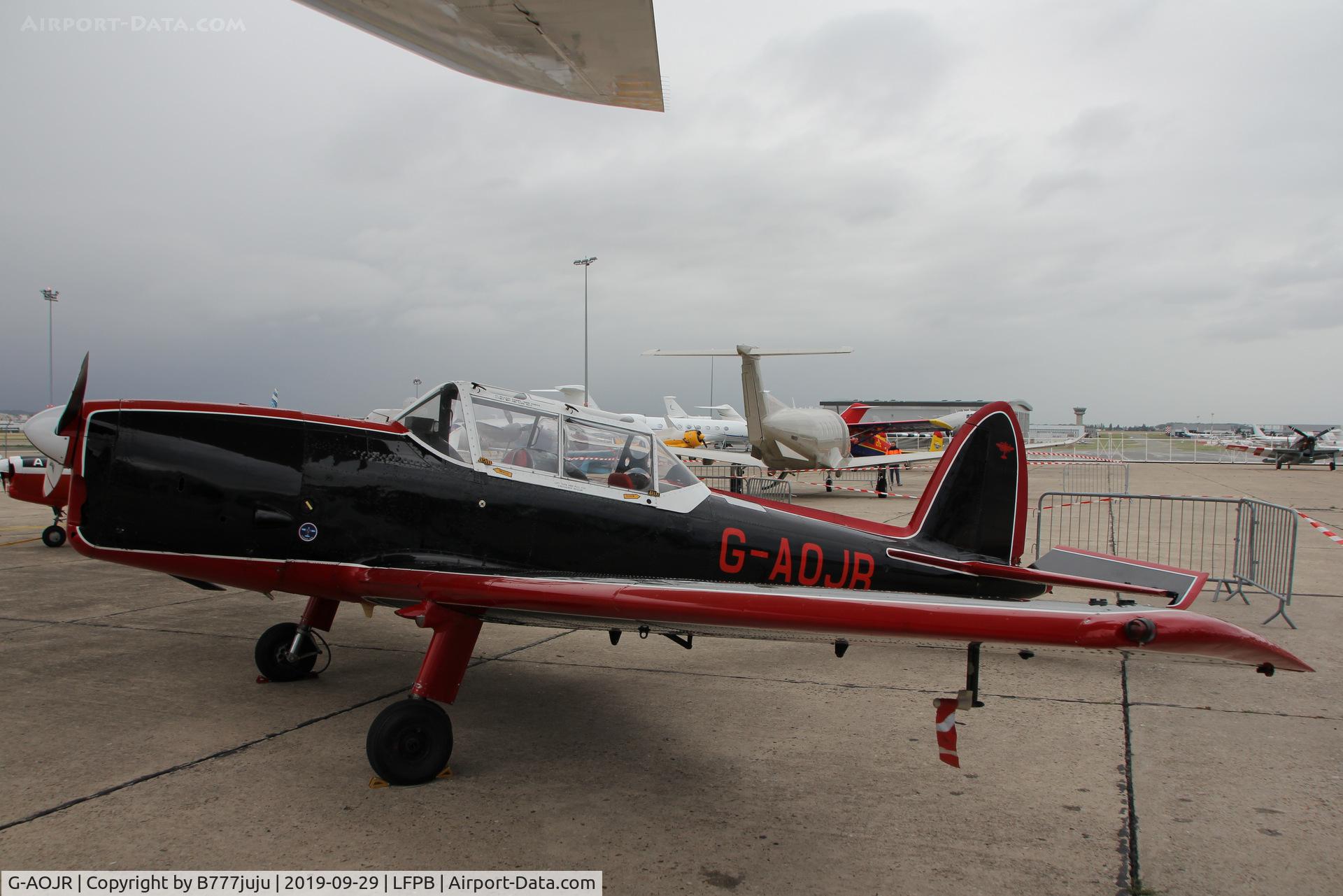G-AOJR, 1950 De Havilland DHC-1 Chipmunk T.10 C/N C1/0205, 100th MAE