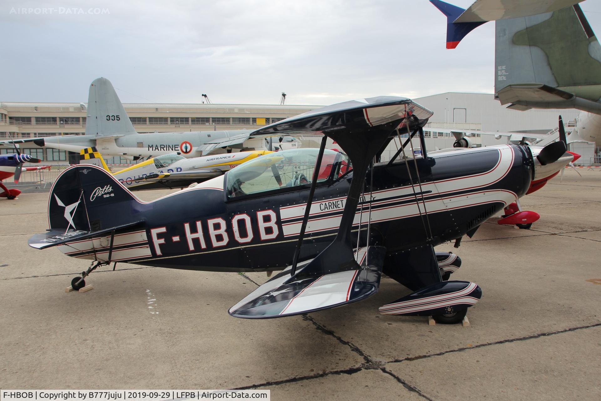 F-HBOB, 1983 Aviat Pitts S-2B Special C/N 5289, 100th MAE