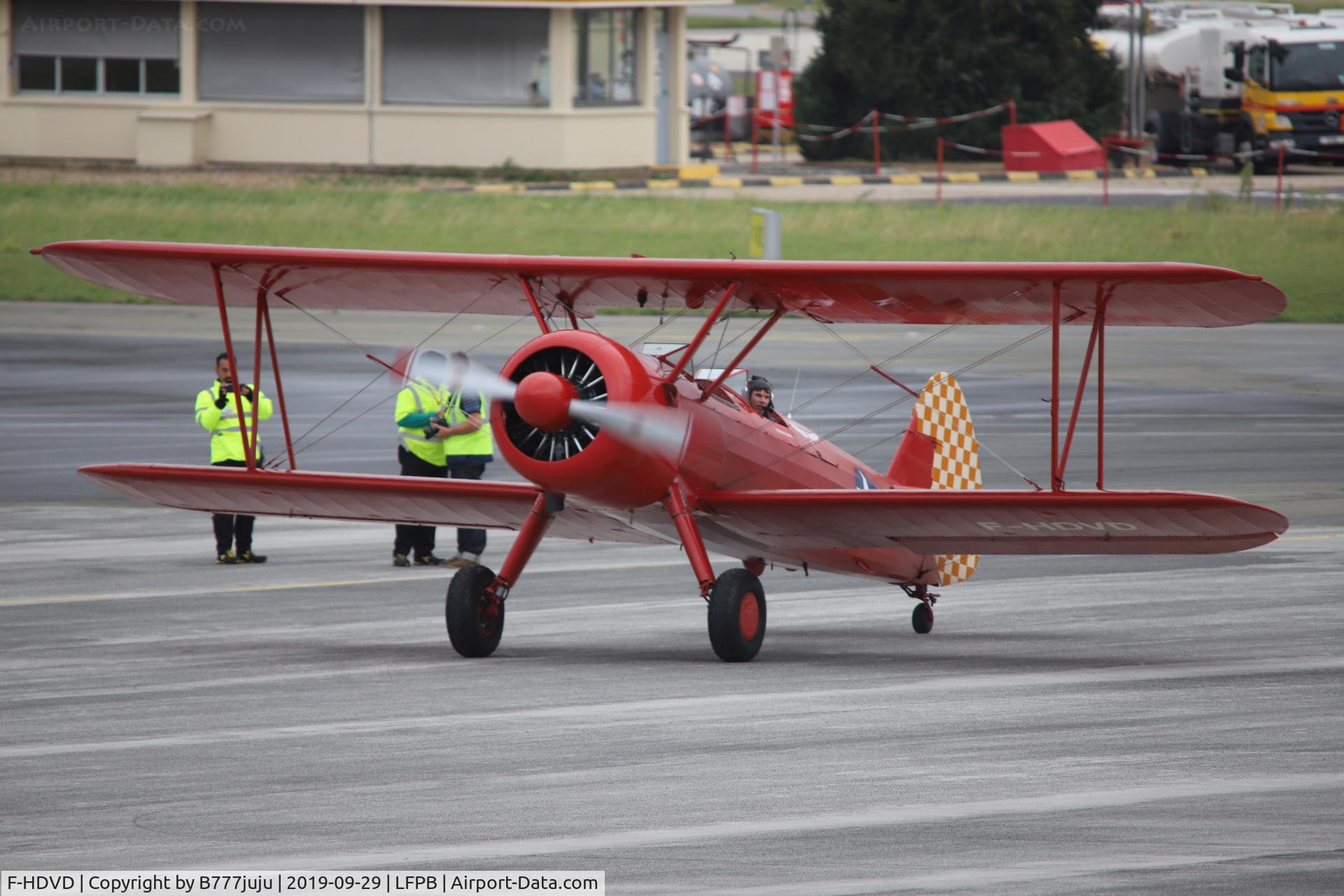 F-HDVD, 1940 Boeing A75N1 (PT-17) C/N 75-940, 100th MAE