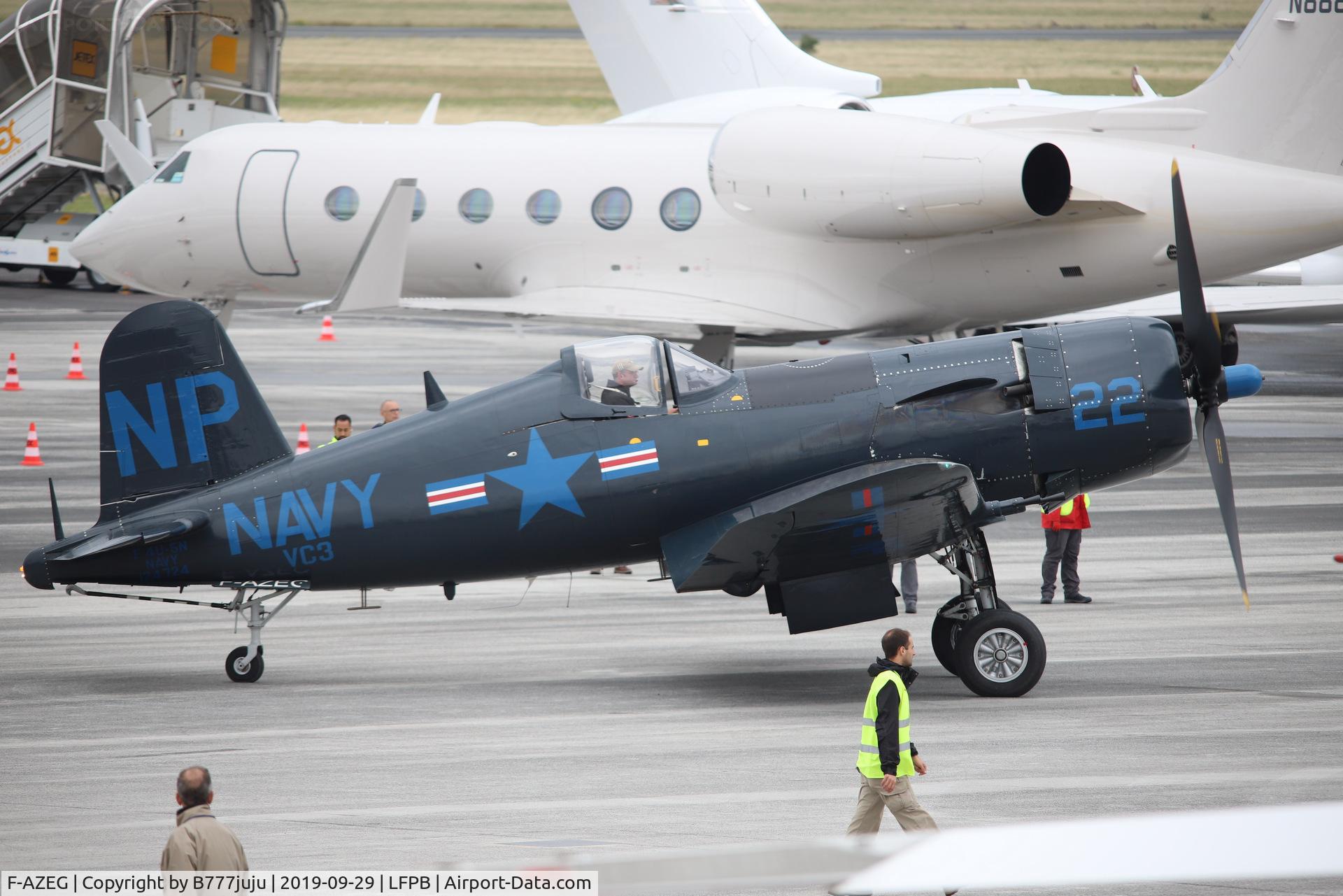 F-AZEG, 1944 Vought F4U-5NL Corsair C/N 124-724, 100th MAE