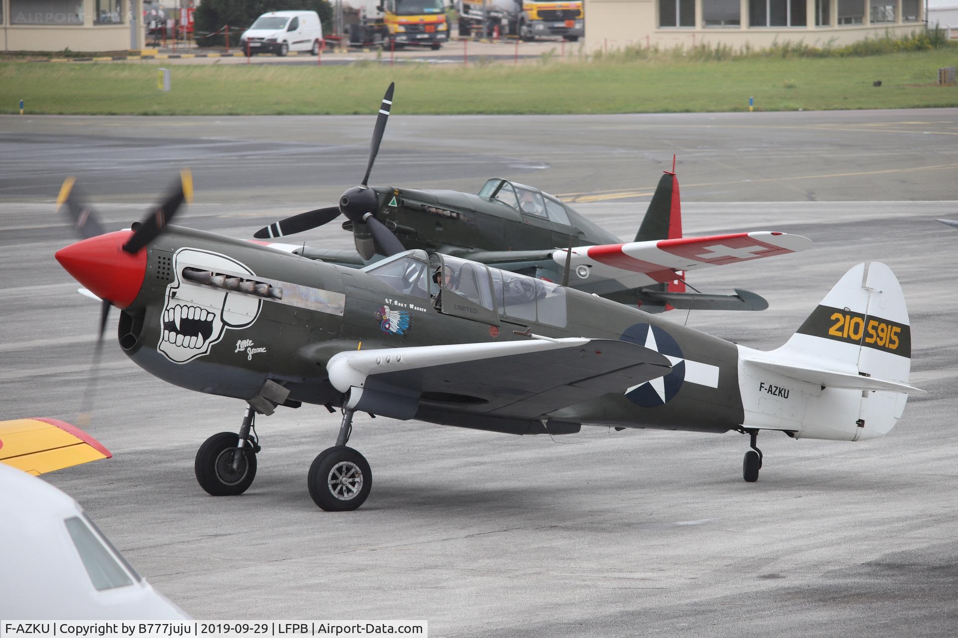 F-AZKU, 1942 Curtiss P-40N Warhawk C/N 29677, 100th MAE