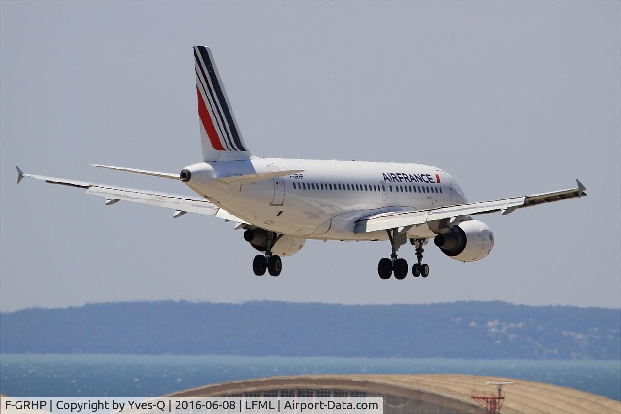 F-GRHP, 2000 Airbus A319-111 C/N 1344, Airbus A319-111,On final Rwy 31R, Marseille-Provence Airport