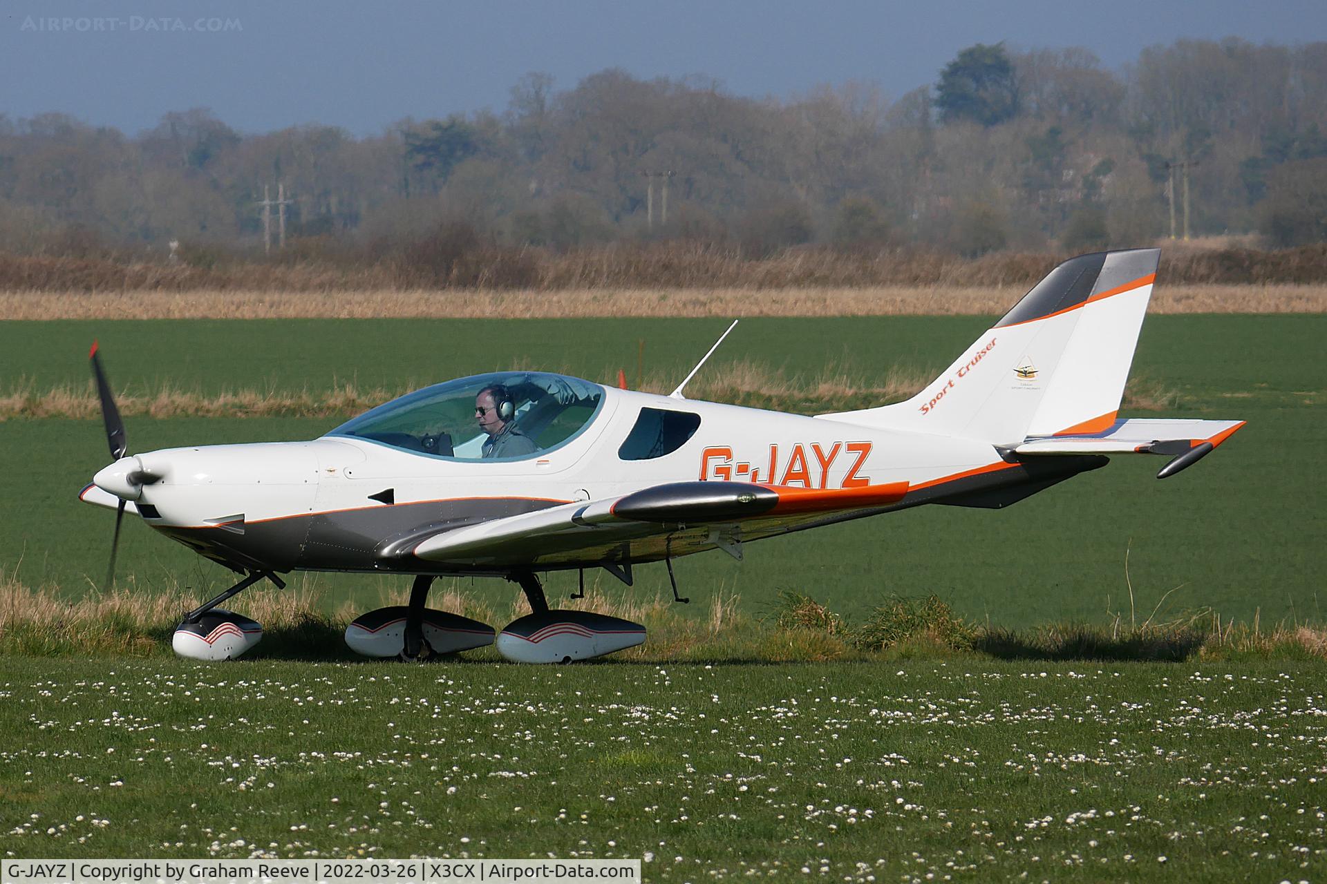 G-JAYZ, 2011 CZAW SportCruiser C/N PFA 338-14670, Just landed at Northrepps.