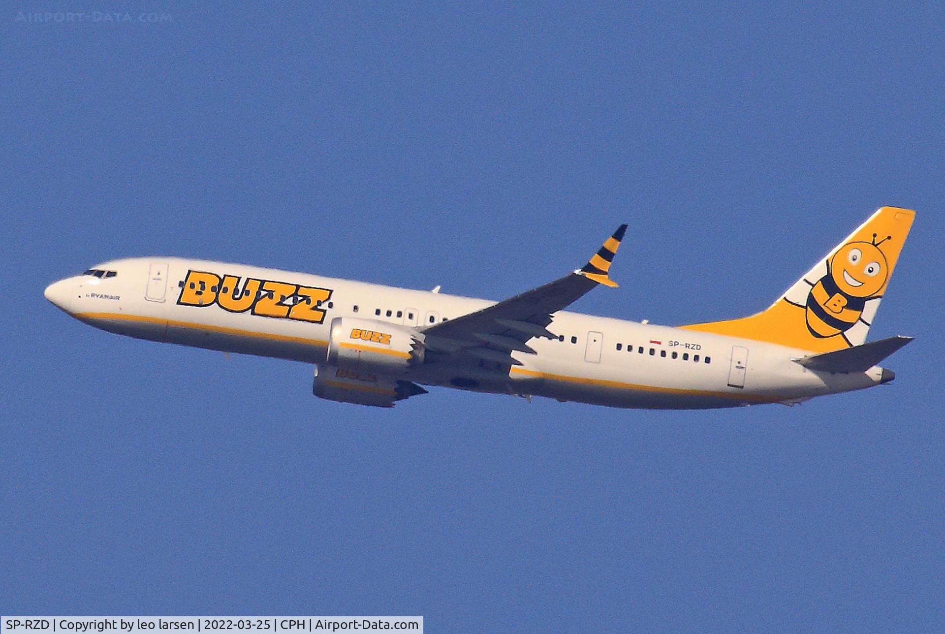 SP-RZD, 2021 Boeing 737-8-200 MAX C/N 62319, Copenhagen 25.3.2022