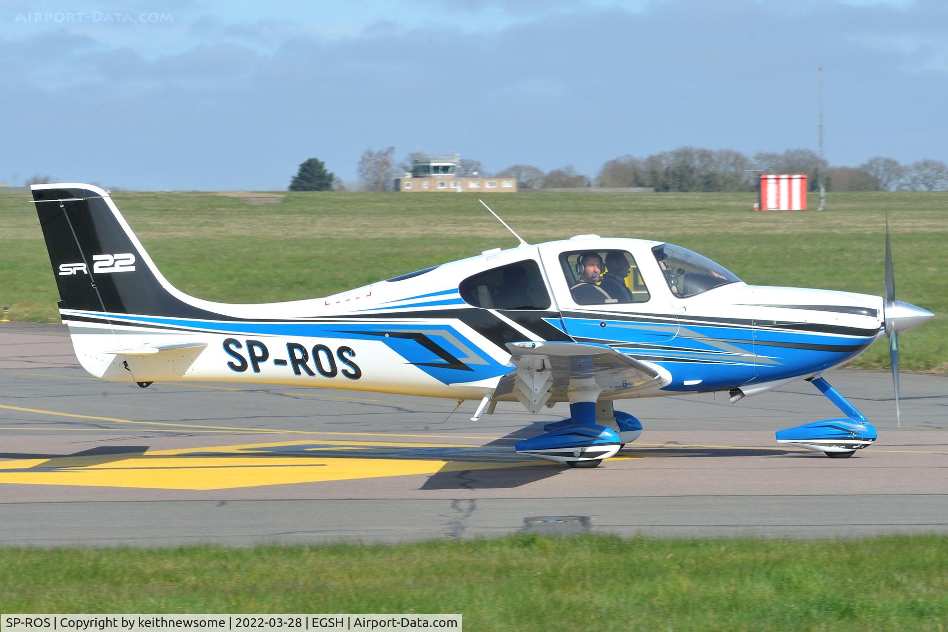 SP-ROS, Cirrus SR22 G2 C/N 1802, Leaving Norwich for Kassel, Germany.