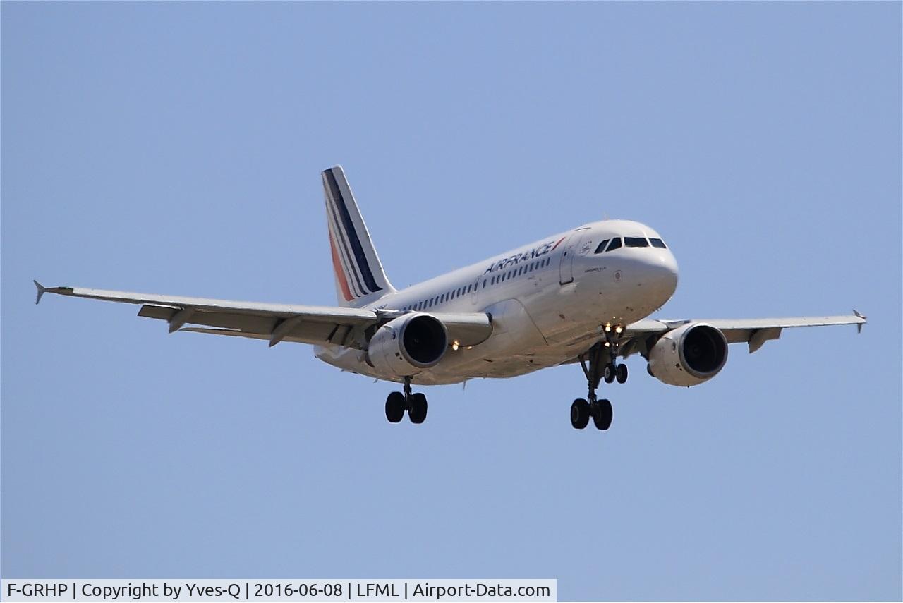 F-GRHP, 2000 Airbus A319-111 C/N 1344, Airbus A319-111, Short approach Rwy 31R, Marseille-Provence Airport (LFML-MRS)