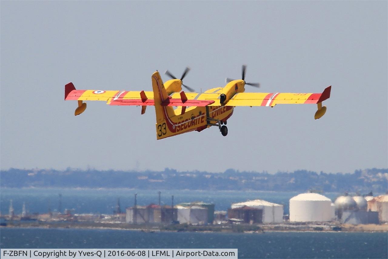 F-ZBFN, 1995 Canadair CL-215-6B11 CL-415 C/N 2006, Canadair CL-415, Take off rwy 31R, Marseille-Provence Airport (LFML-MRS)