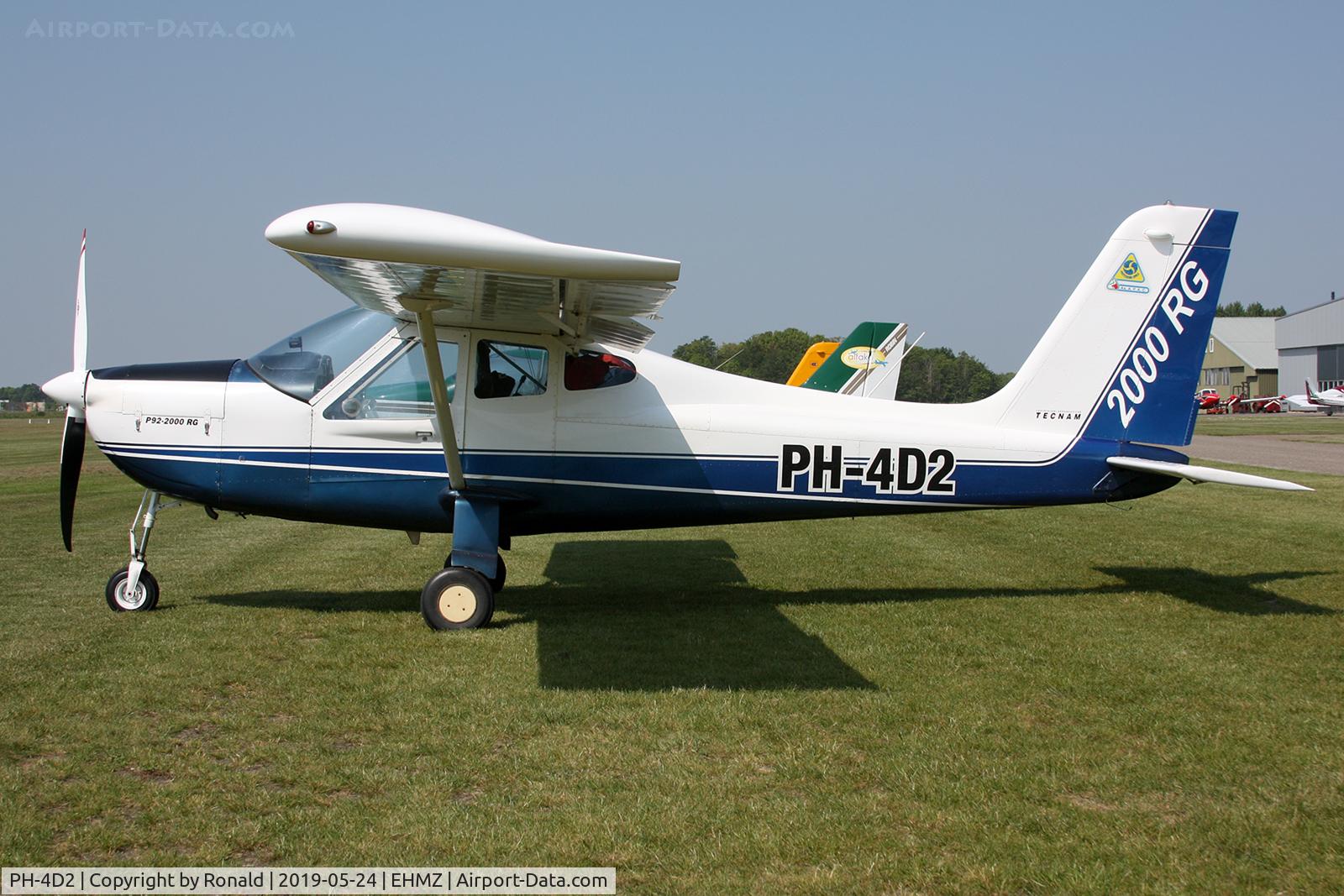 PH-4D2, 2001 Tecnam P-92 2000RG C/N 002, at ehmz