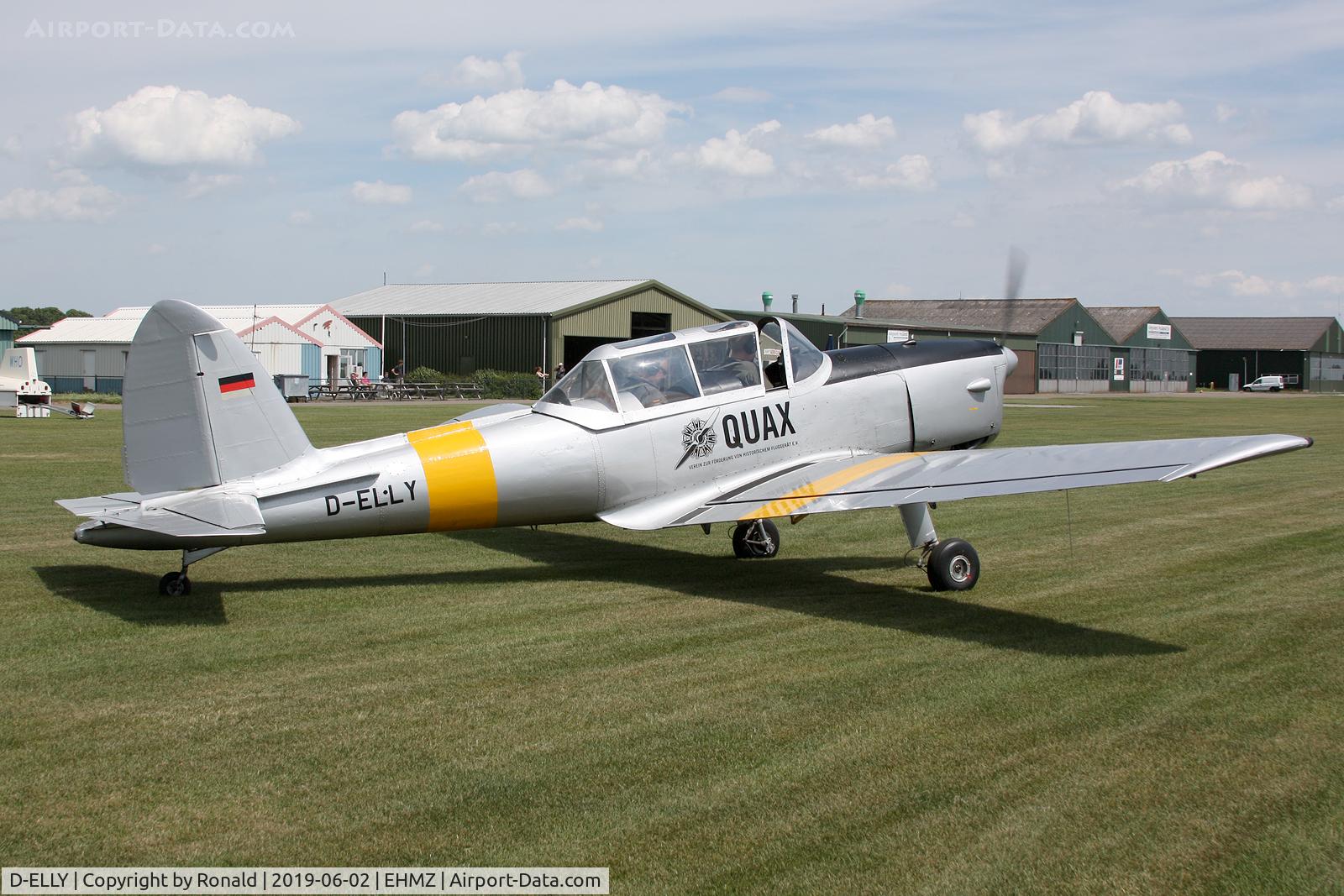 D-ELLY, 1950 De Havilland DHC-1 Chipmunk 22 C/N C1/0584, at ehmz