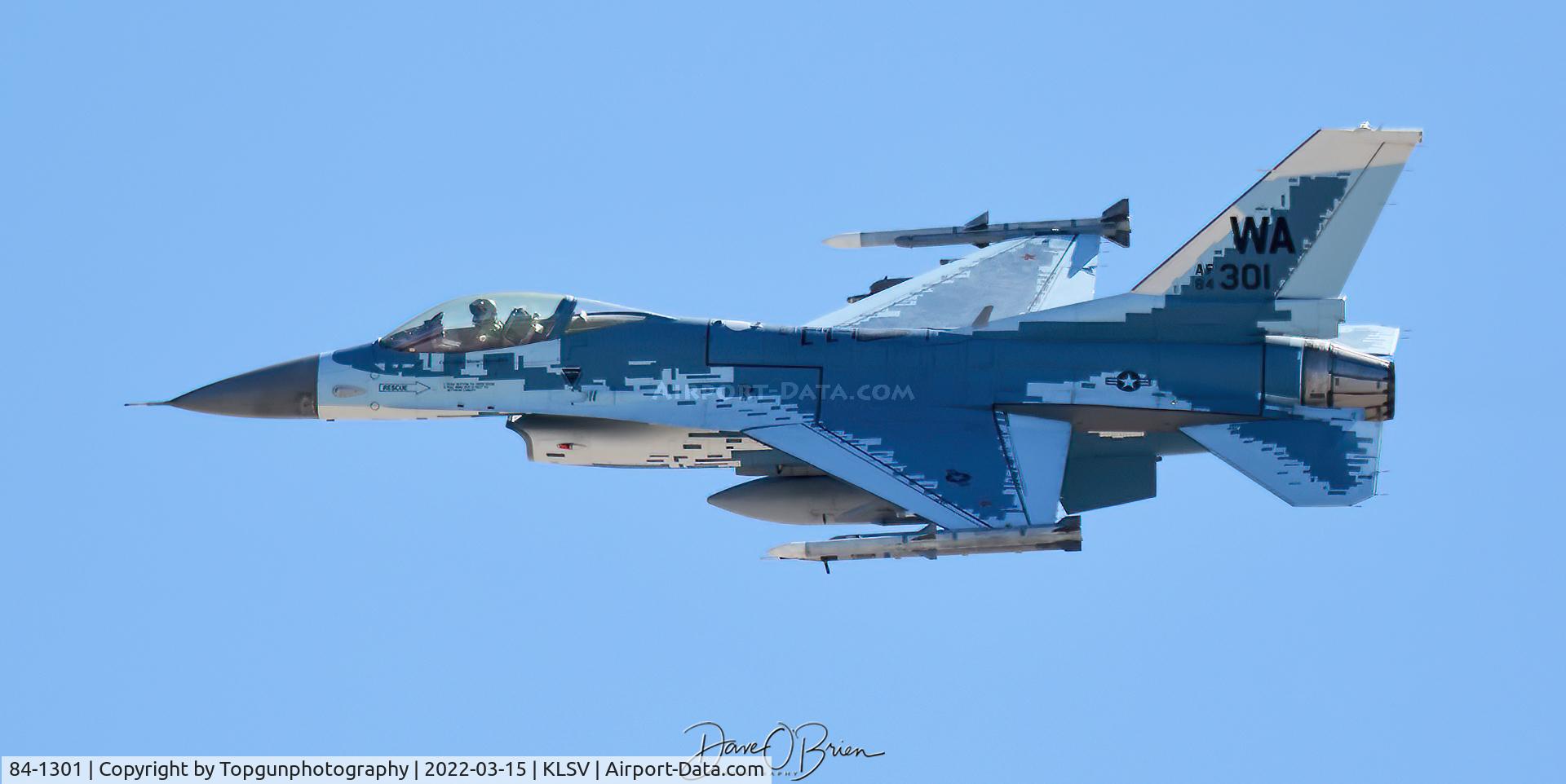 84-1301, 1984 General Dynamics F-16C Fighting Falcon C/N 5C-138, Now in a Ghost color scheme